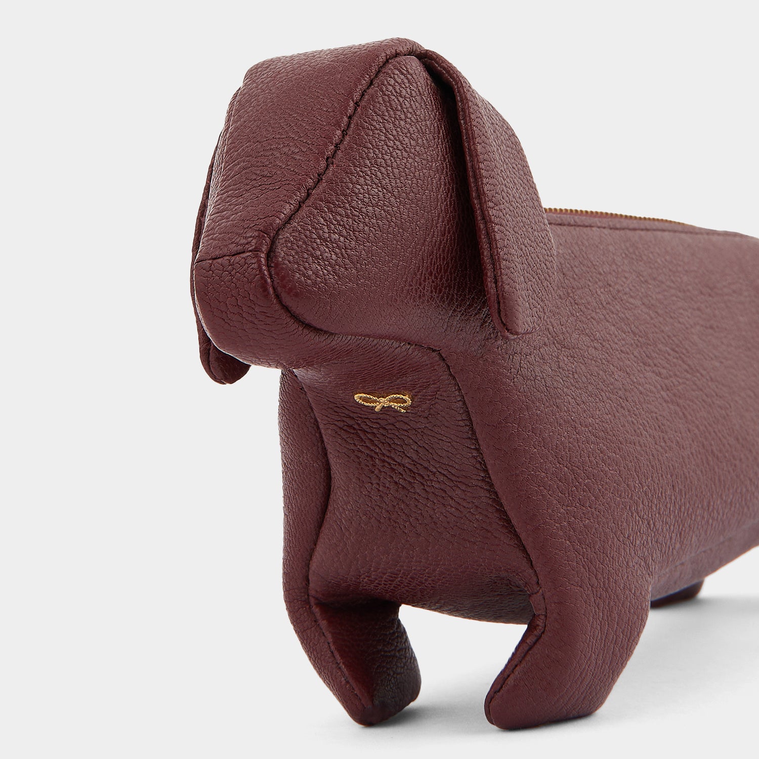 Dog Pencil Case -

                  
                    Capra Leather in Medium Red -
                  

                  Anya Hindmarch UK
