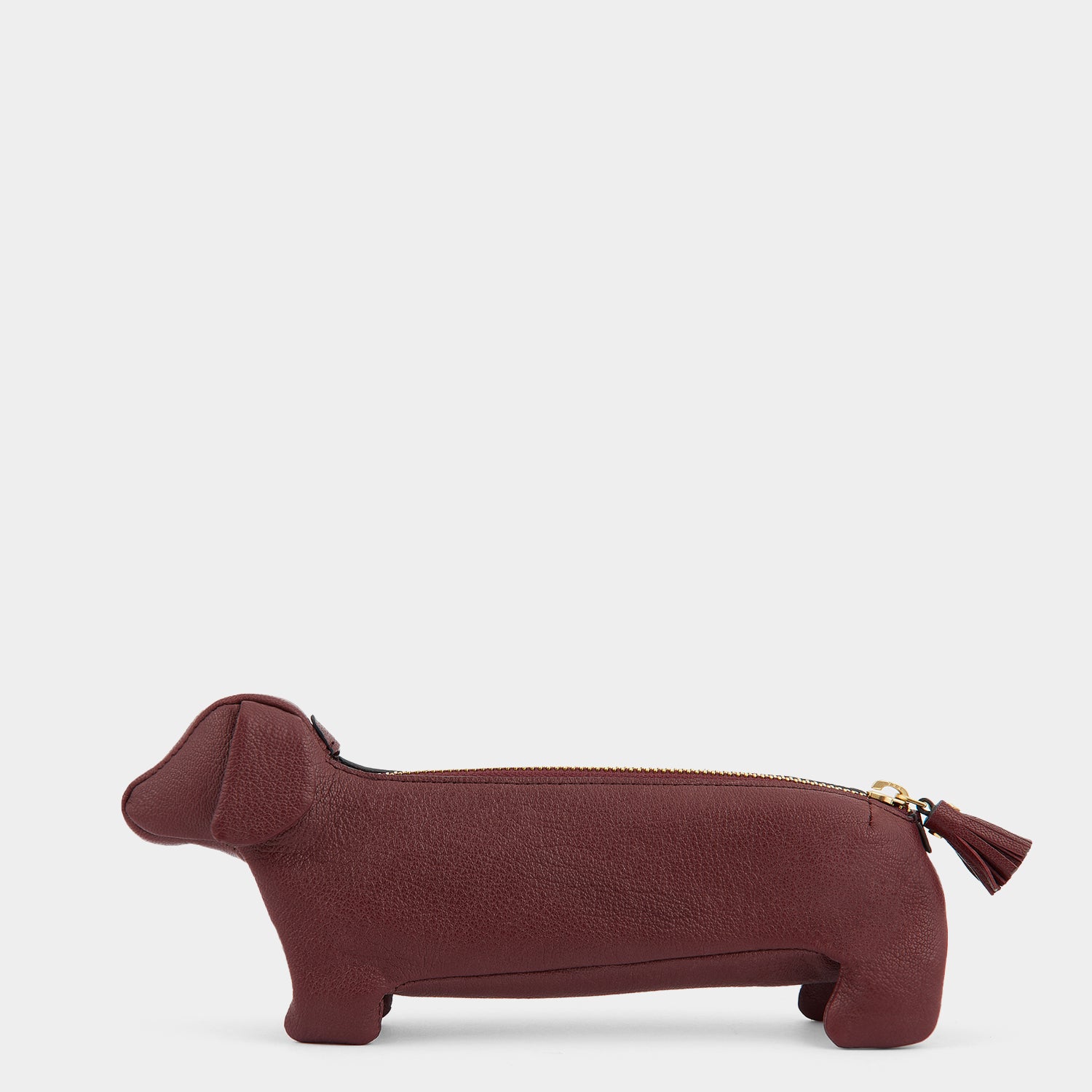 Dog Pencil Case -

                  
                    Capra Leather in Medium Red -
                  

                  Anya Hindmarch UK
