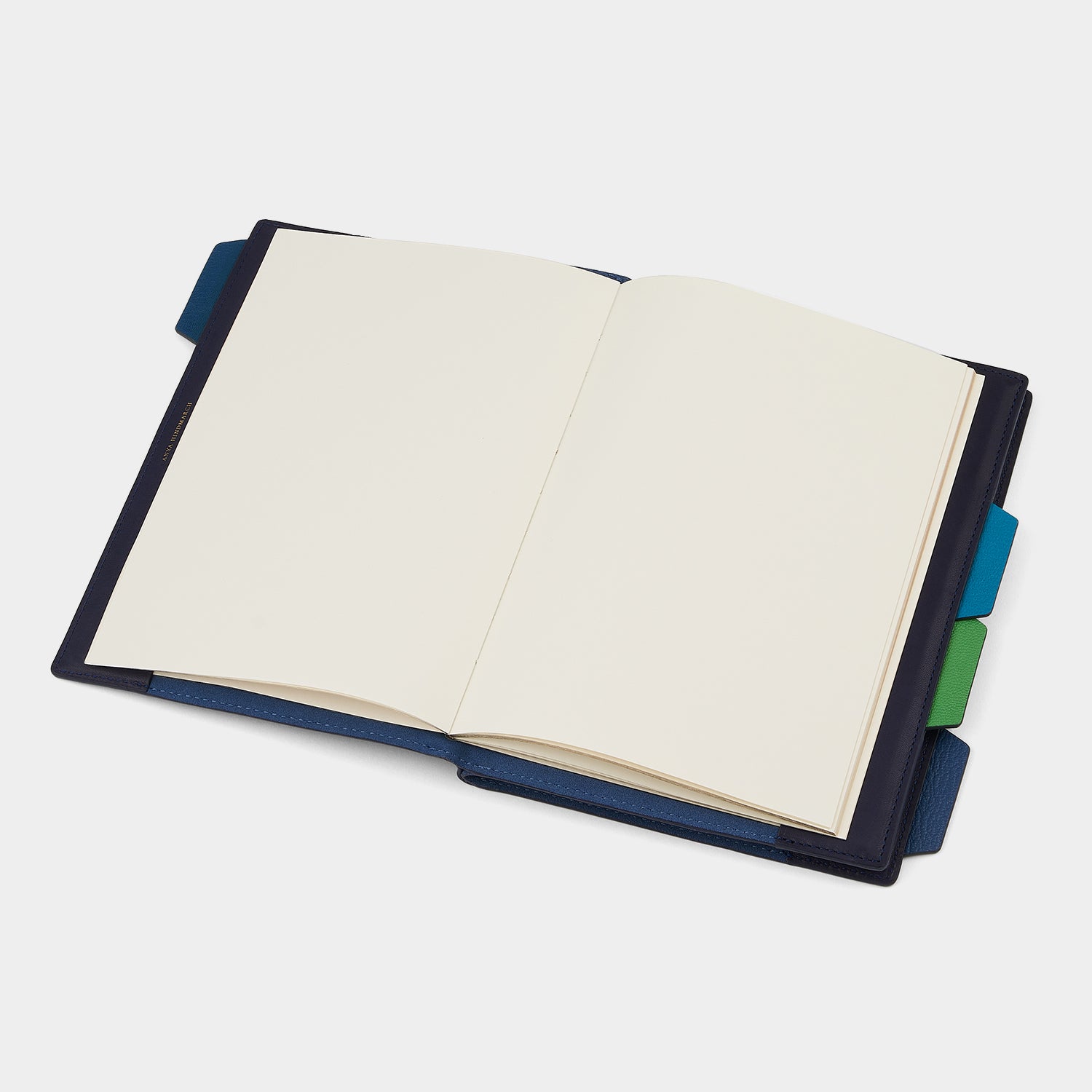 Home Work A5 Two Way Journal -

                  
                    Polished Leather in Ink -
                  

                  Anya Hindmarch UK
