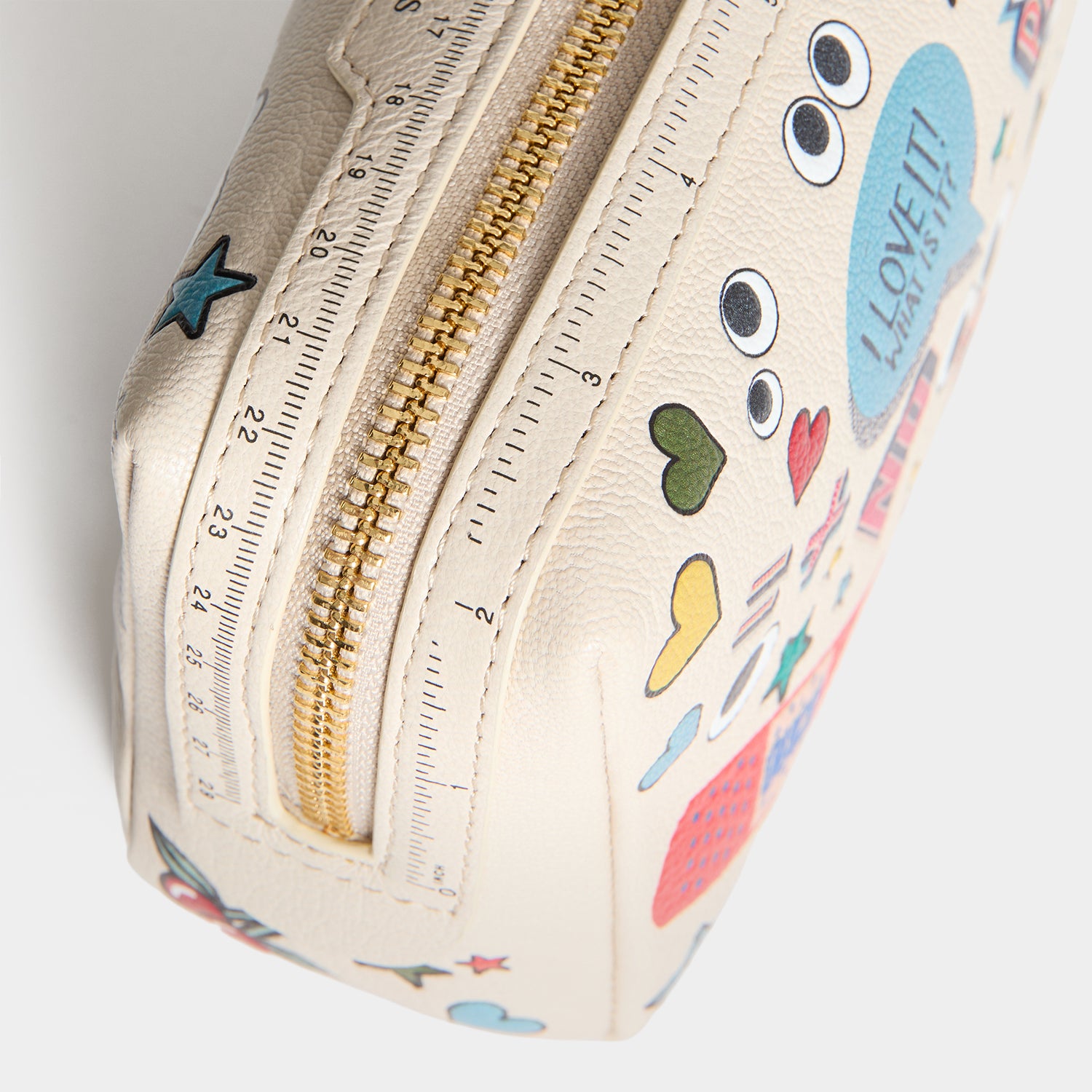 All Over Stickers Important Things -

          
            Shiny Capra Leather in Chalk -
          

          Anya Hindmarch UK
