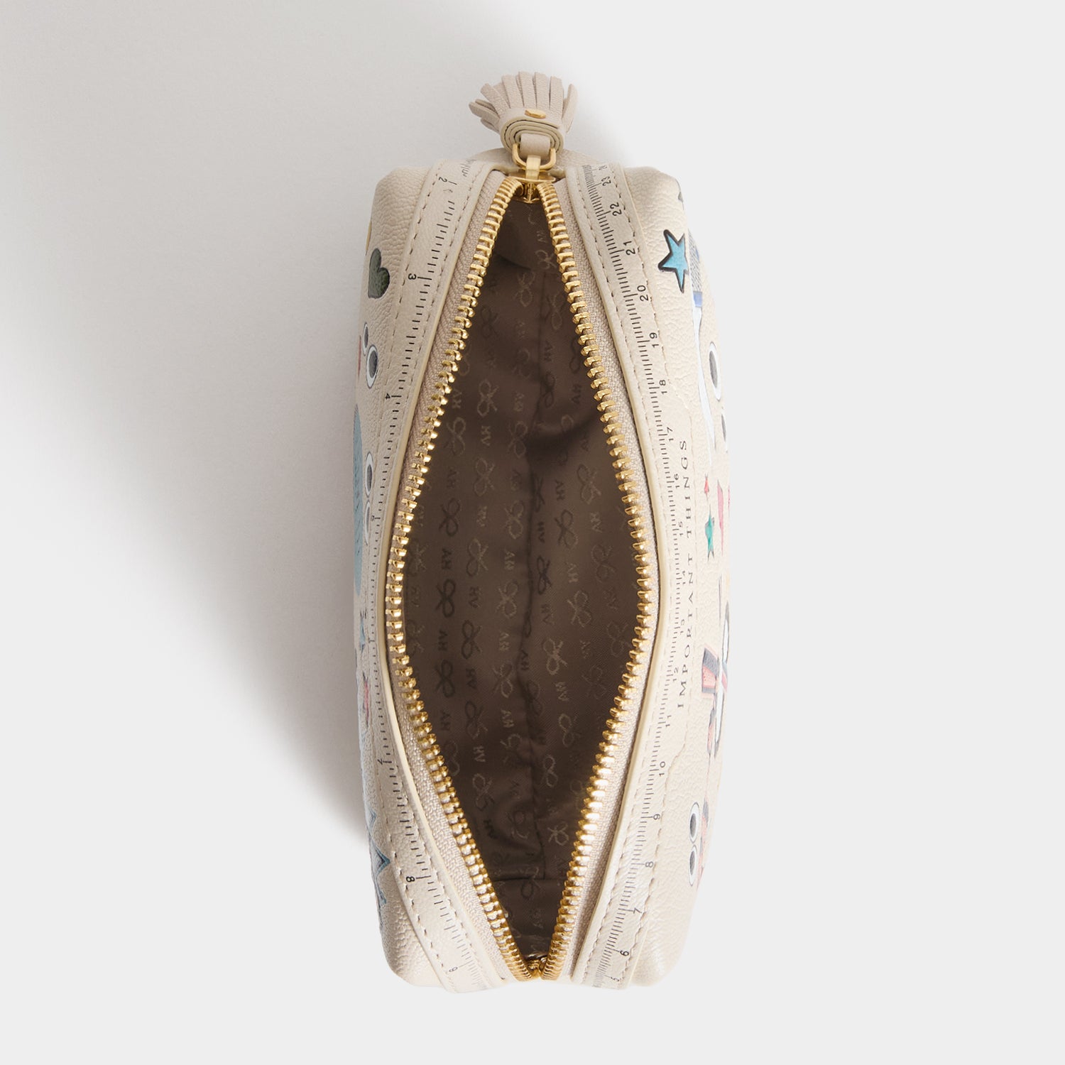 All Over Stickers Important Things -

          
            Shiny Capra Leather in Chalk -
          

          Anya Hindmarch UK
