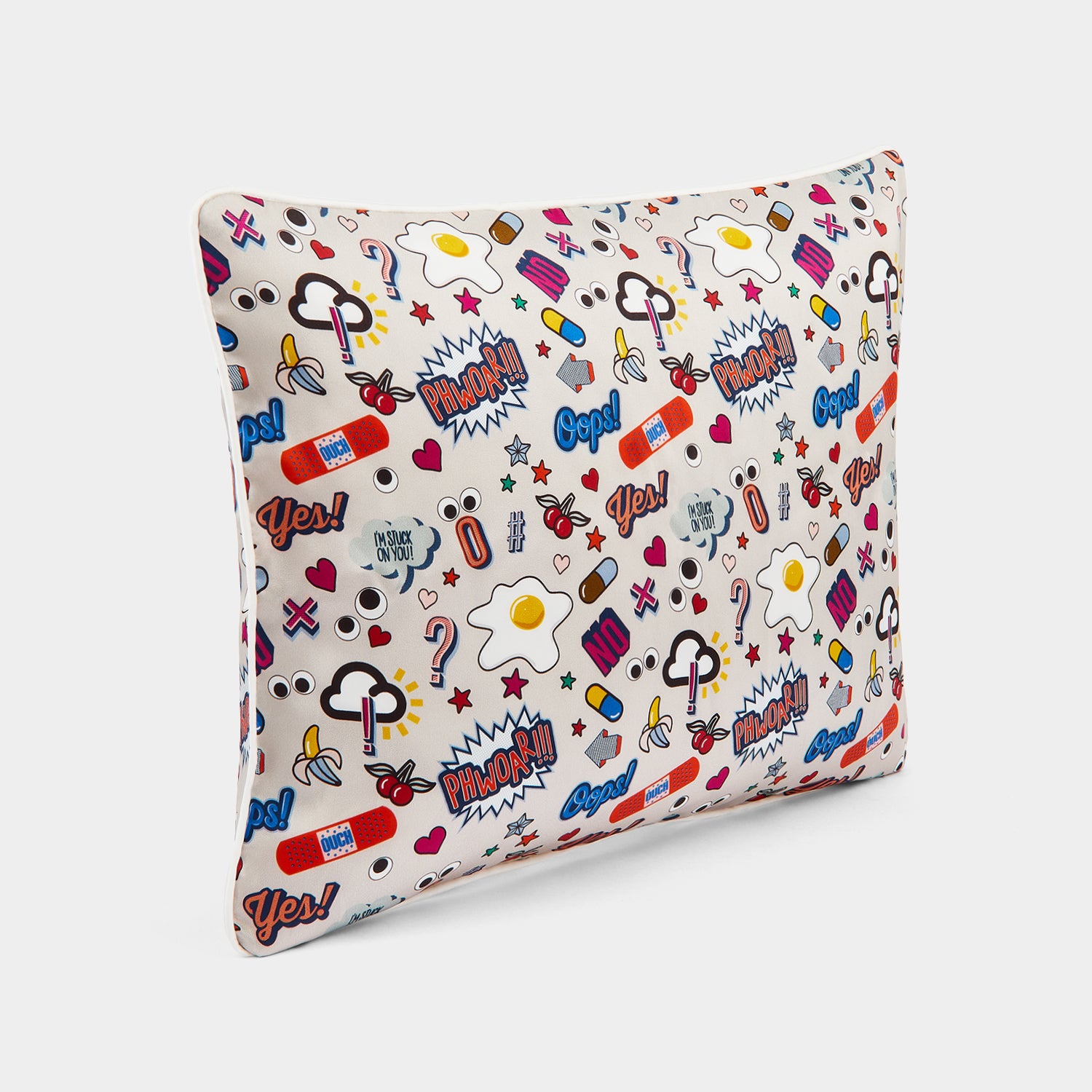 All Over Stickers Pillow -

                  
                    Silk in Chalk -
                  

                  Anya Hindmarch UK
