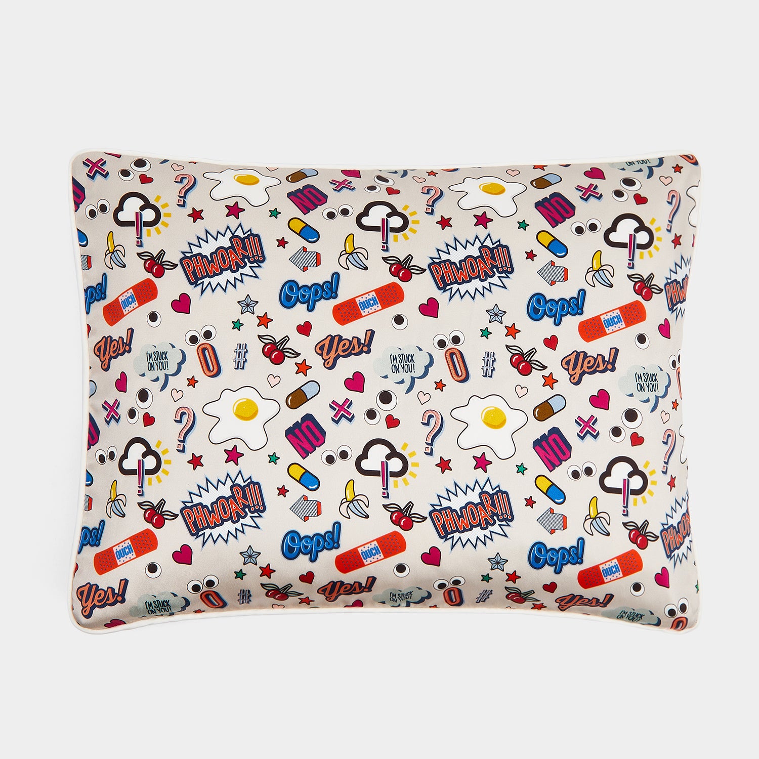 All Over Stickers Pillow -

                  
                    Silk in Chalk -
                  

                  Anya Hindmarch UK
