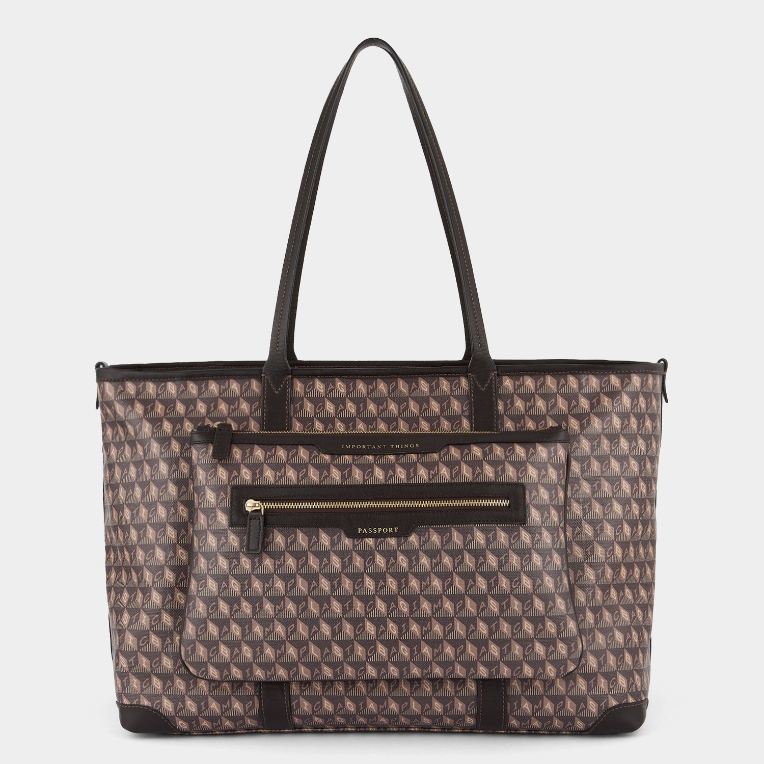 I Am A Plastic Bag In-Flight Tote -

          
            Recycled Canvas in Truffle -
          

          Anya Hindmarch UK
