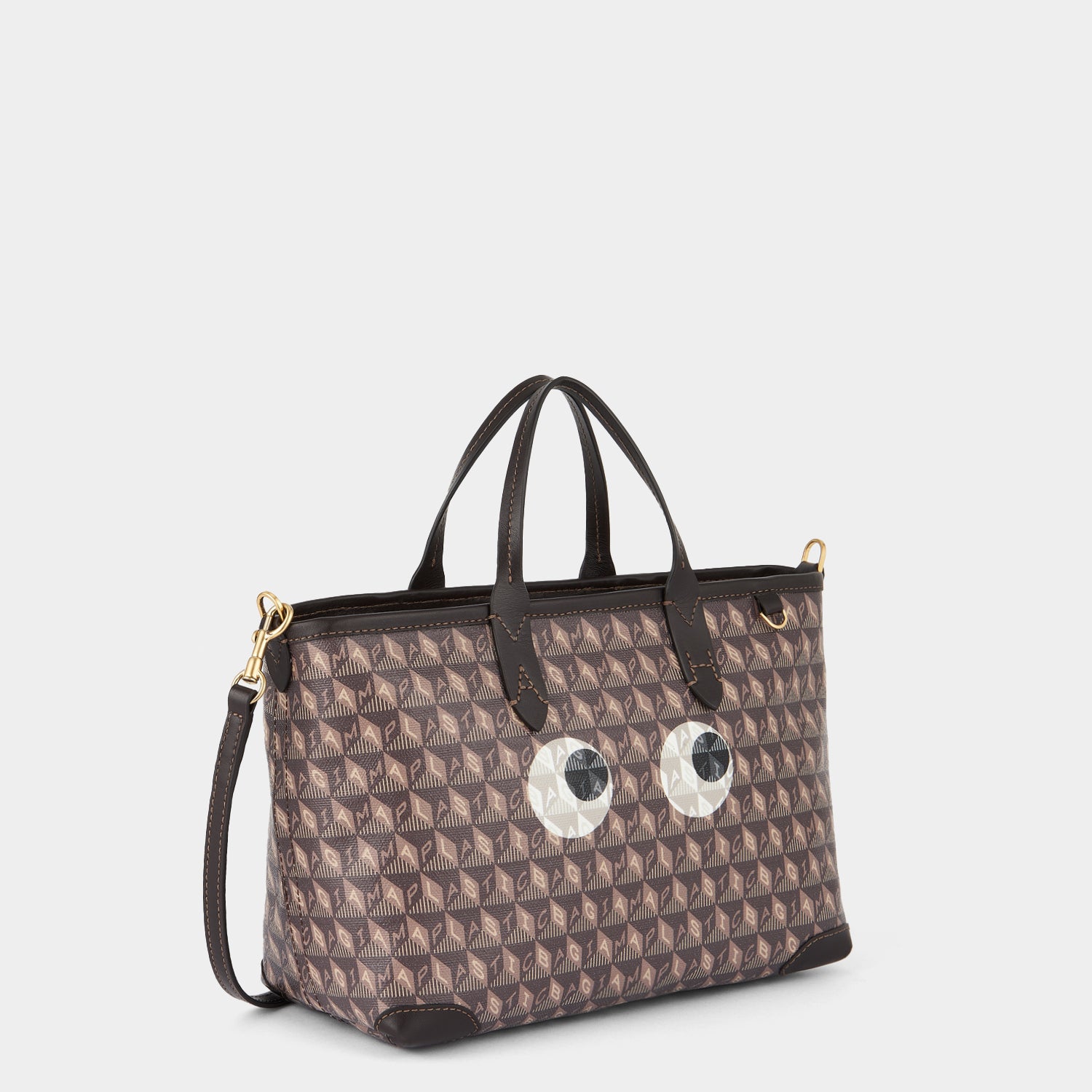 I Am A Plastic Bag XS Eyes Tote -

                  
                    Recycled Canvas in Truffle -
                  

                  Anya Hindmarch UK
