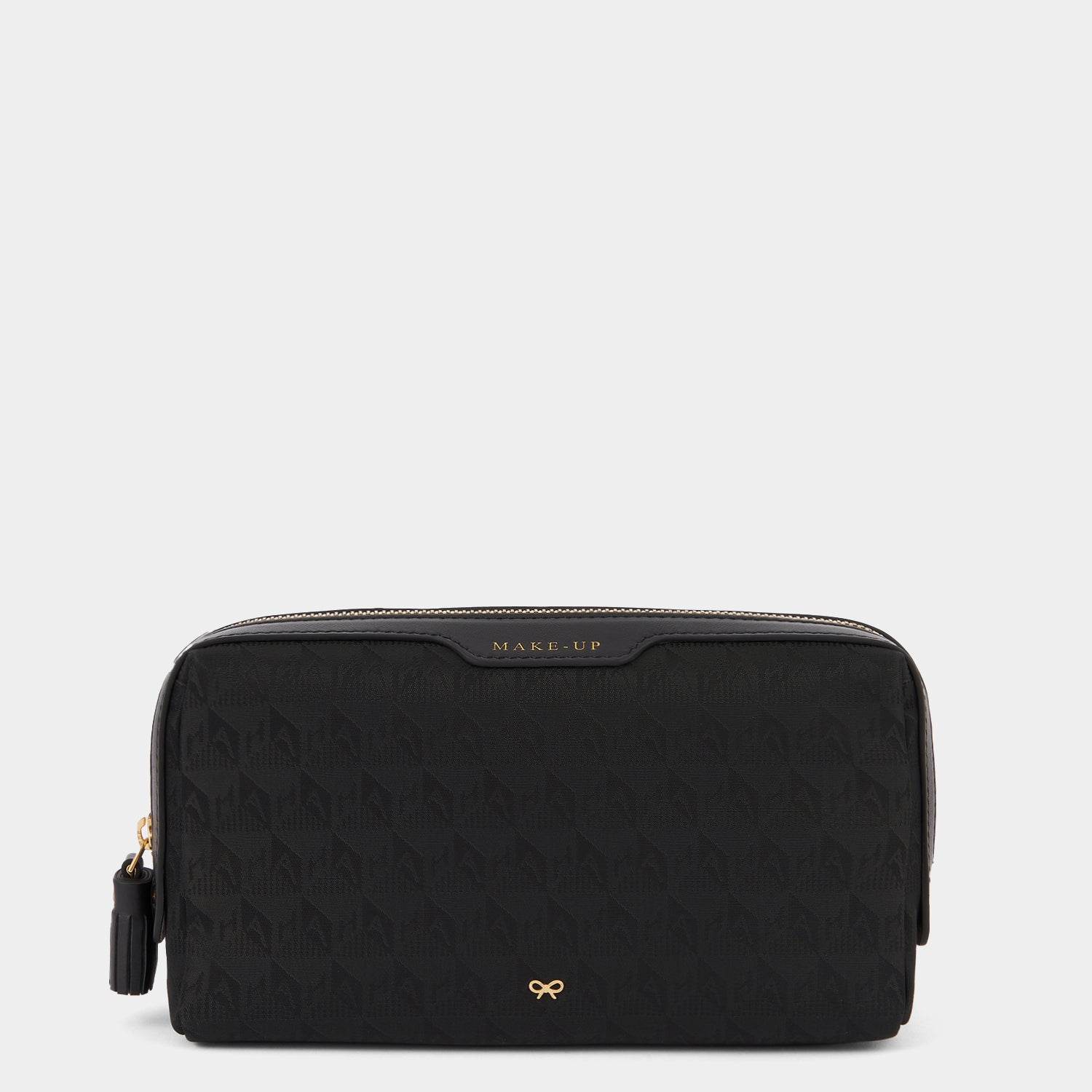 Logo Small Make-Up Pouch -

                  
                    Jacquard Nylon in Black -
                  

                  Anya Hindmarch UK
