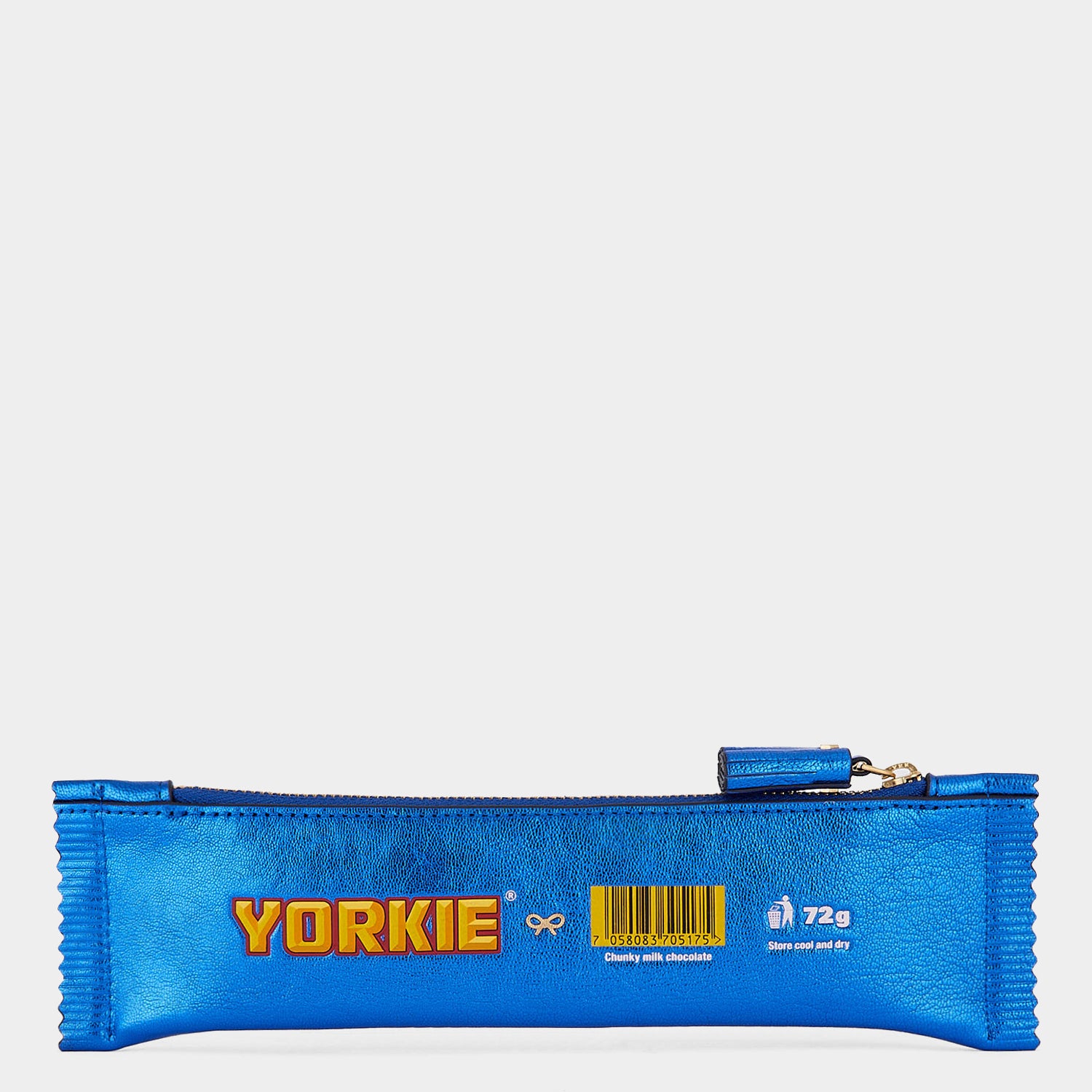 Anya Brands Yorkie Pencil Case -

                  
                    Metallic Leather in Electric Blue -
                  

                  Anya Hindmarch UK
