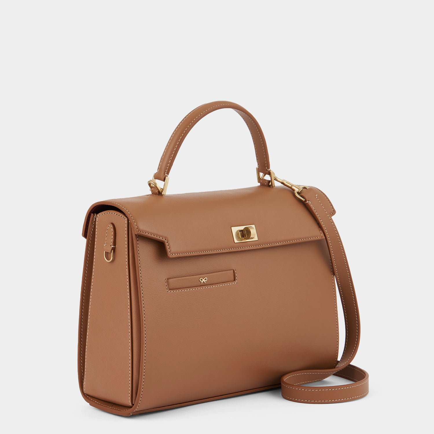 Mortimer Top Handle -

                  
                    Leather in Pecan -
                  

                  Anya Hindmarch UK
