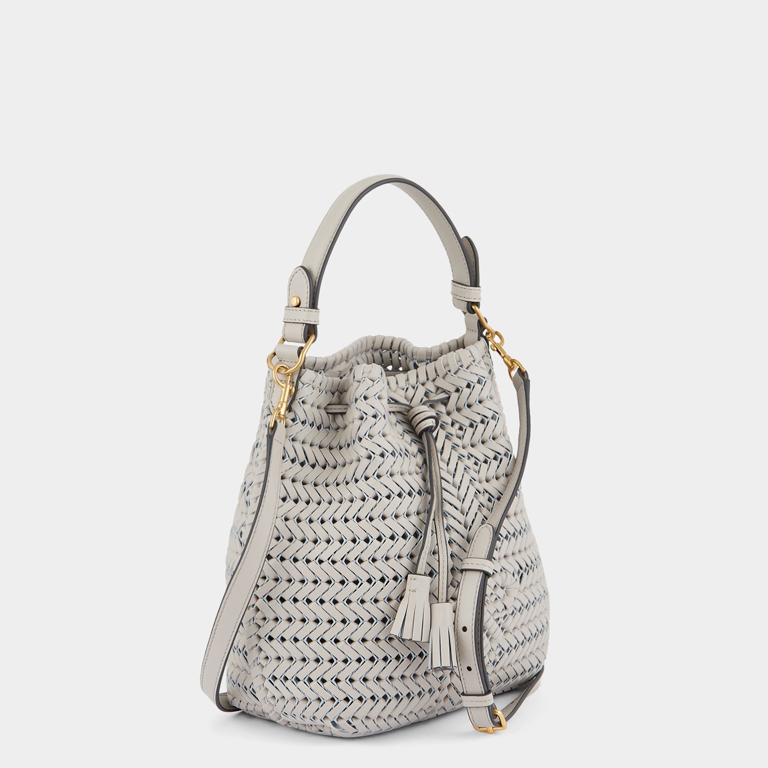 Neeson Small Drawstring -

                  
                    Calf Leather in Steam -
                  

                  Anya Hindmarch UK
