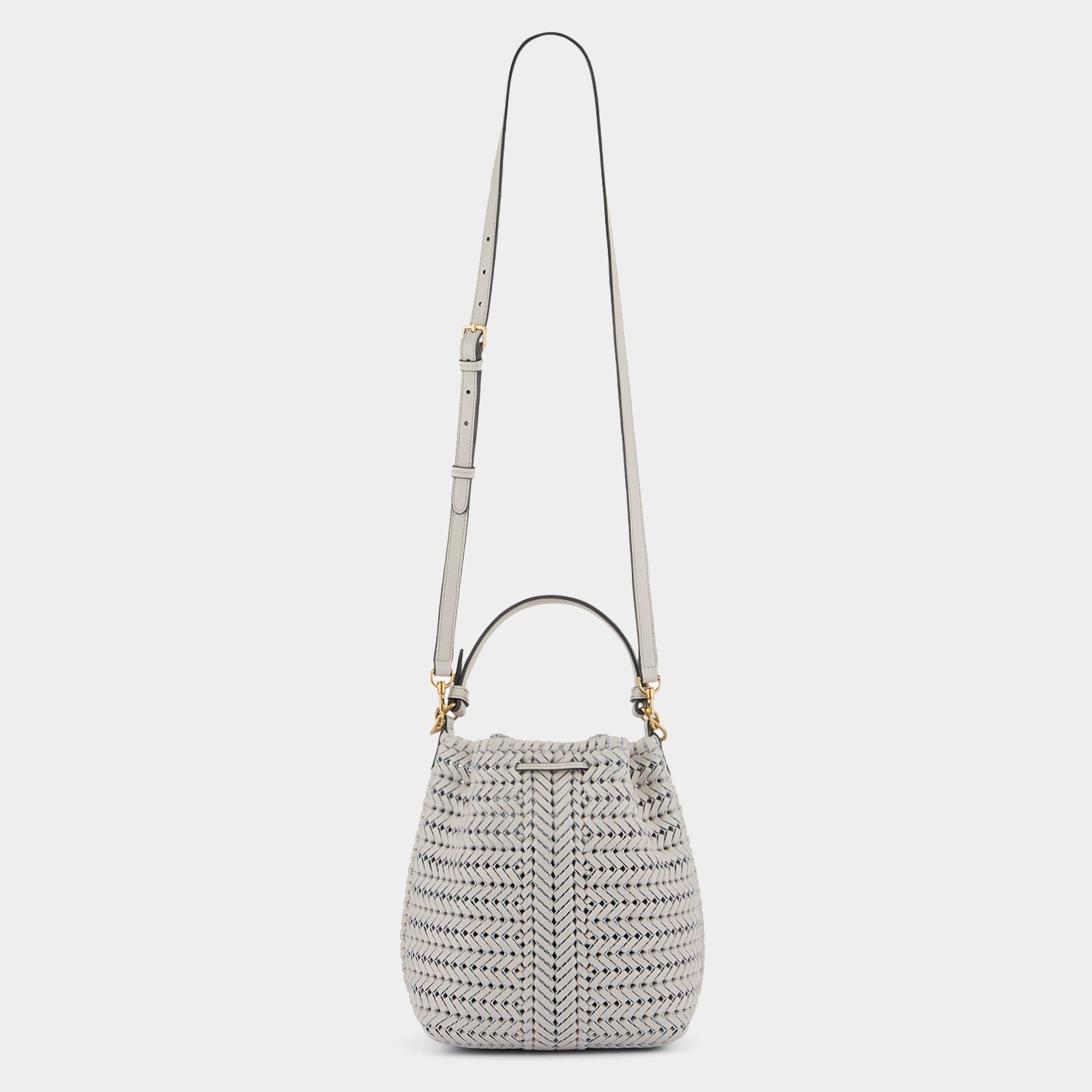 Neeson Small Drawstring -

                  
                    Calf Leather in Steam -
                  

                  Anya Hindmarch UK
