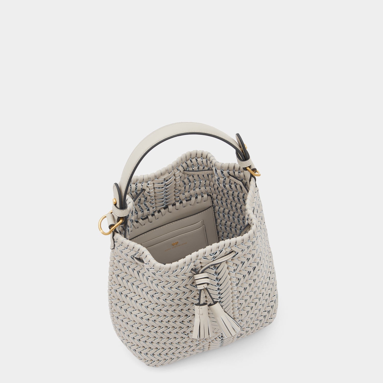 Neeson Small Drawstring -

                  
                    Calf Leather in Steam -
                  

                  Anya Hindmarch UK
