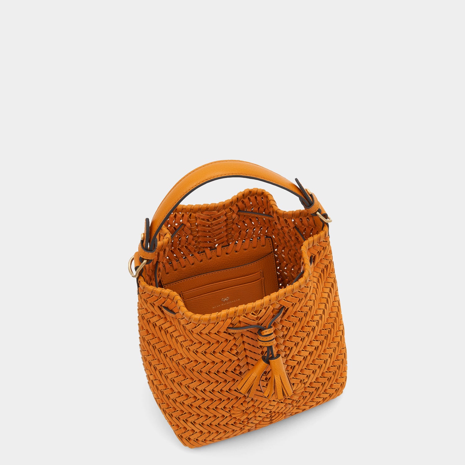Neeson Small Drawstring -

                  
                    Nubuck Leather in Sunset -
                  

                  Anya Hindmarch UK
