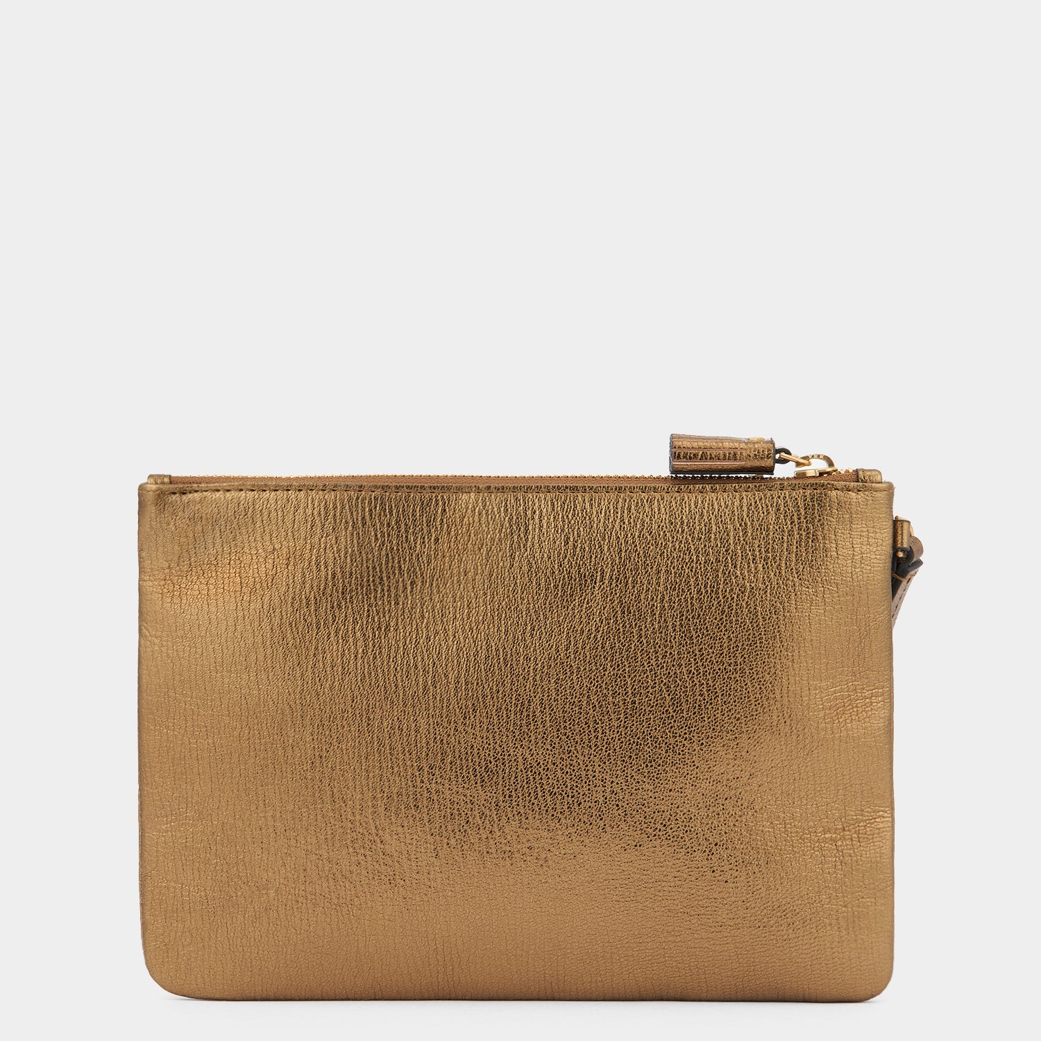 Wink Zip Top Pouch -

                  
                    Capra Leather in Old Gold -
                  

                  Anya Hindmarch UK
