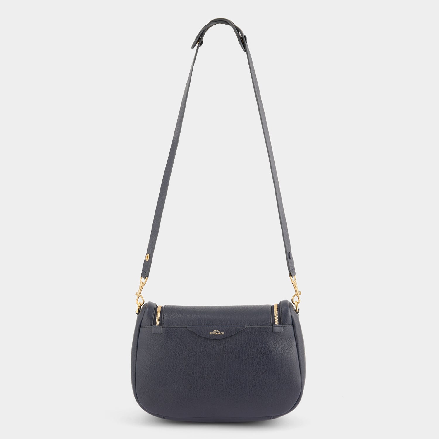 Vere Soft Satchel -

                  
                    Grain Leather in Marine -
                  

                  Anya Hindmarch UK
