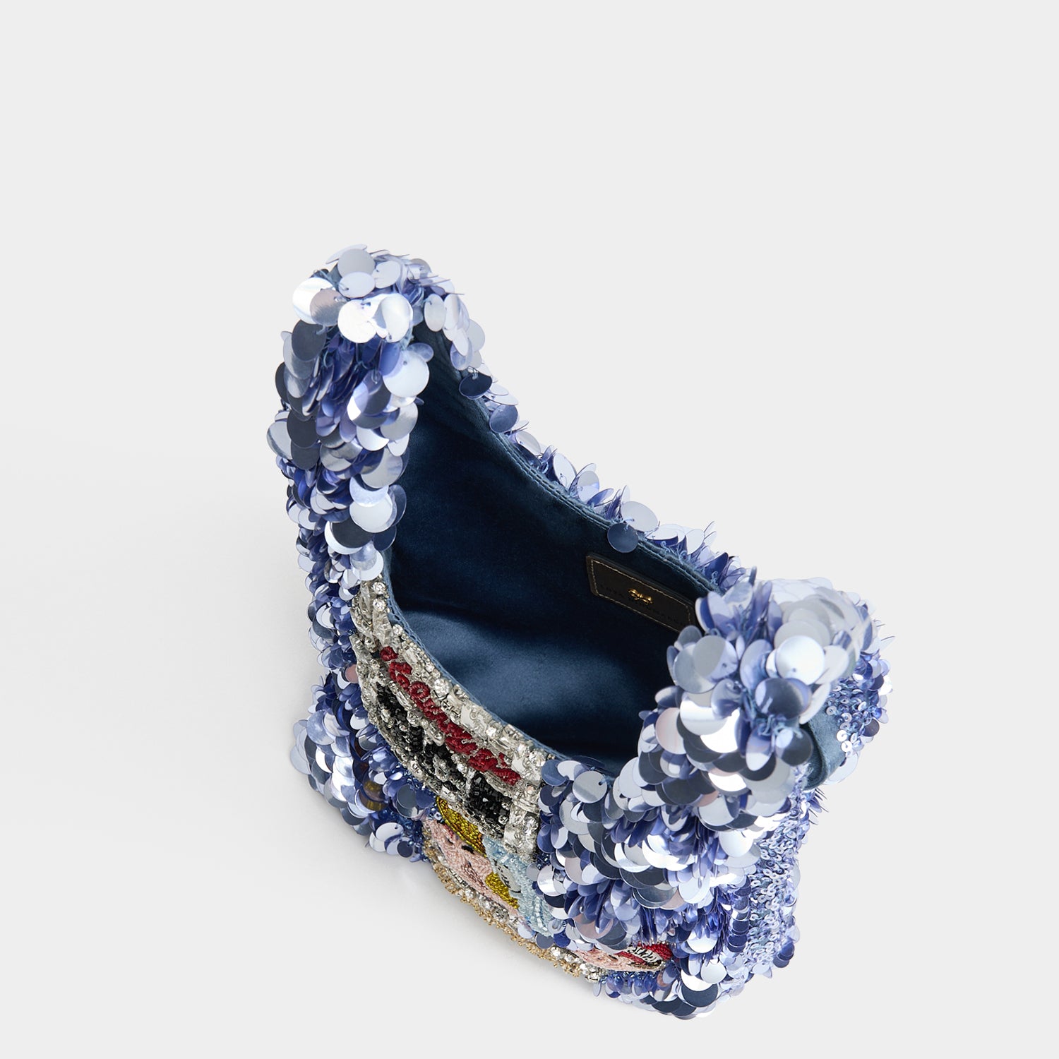 Anya Brands Rice Krispies Mini Tote -

          
            Recycled Satin in Sky Blue -
          

          Anya Hindmarch UK
