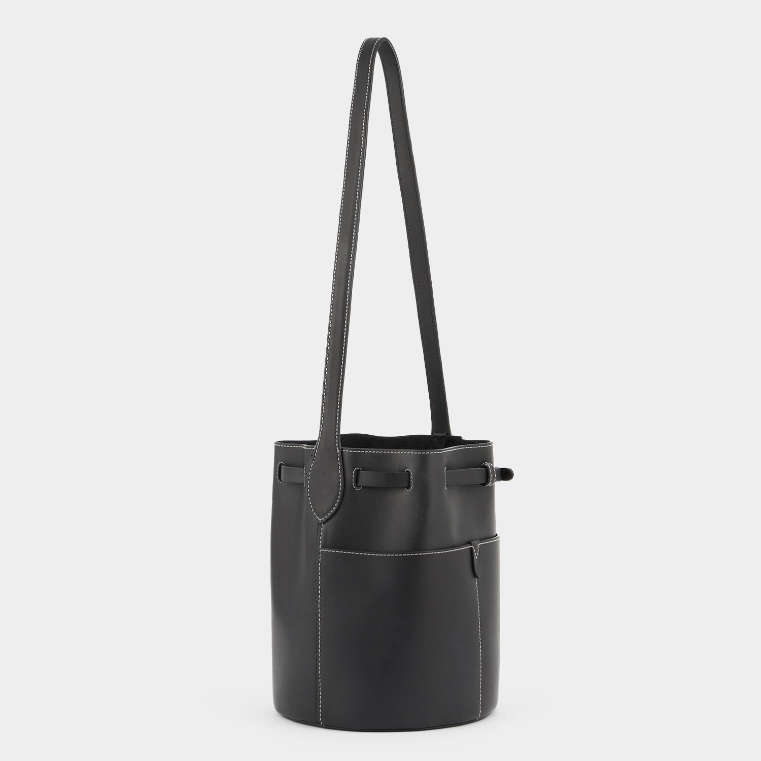 Return to Nature Small Bucket Bag -

                  
                    Compostable Leather in Black -
                  

                  Anya Hindmarch UK
