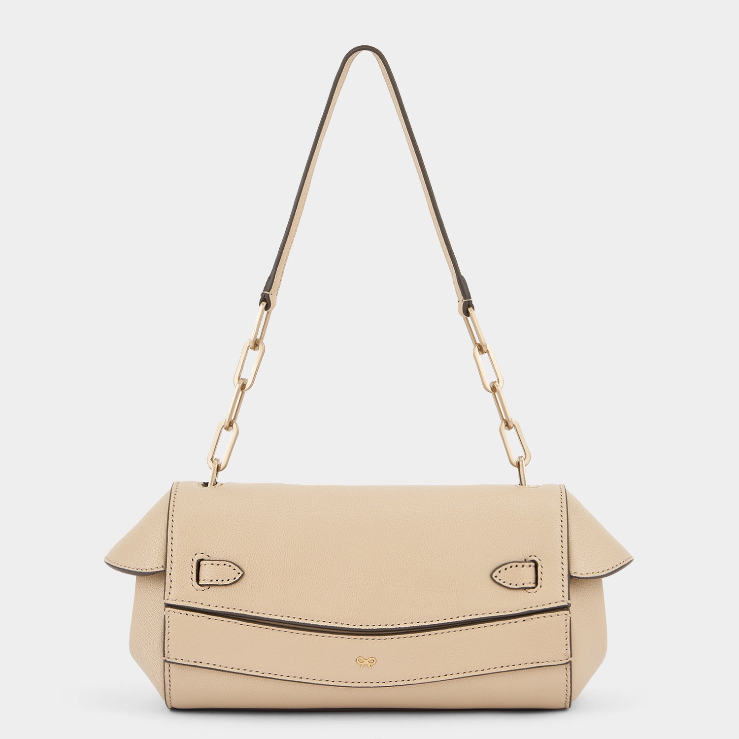 Tube Shoulder Bag -

                  
                    Capra Leather in Buff -
                  

                  Anya Hindmarch UK
