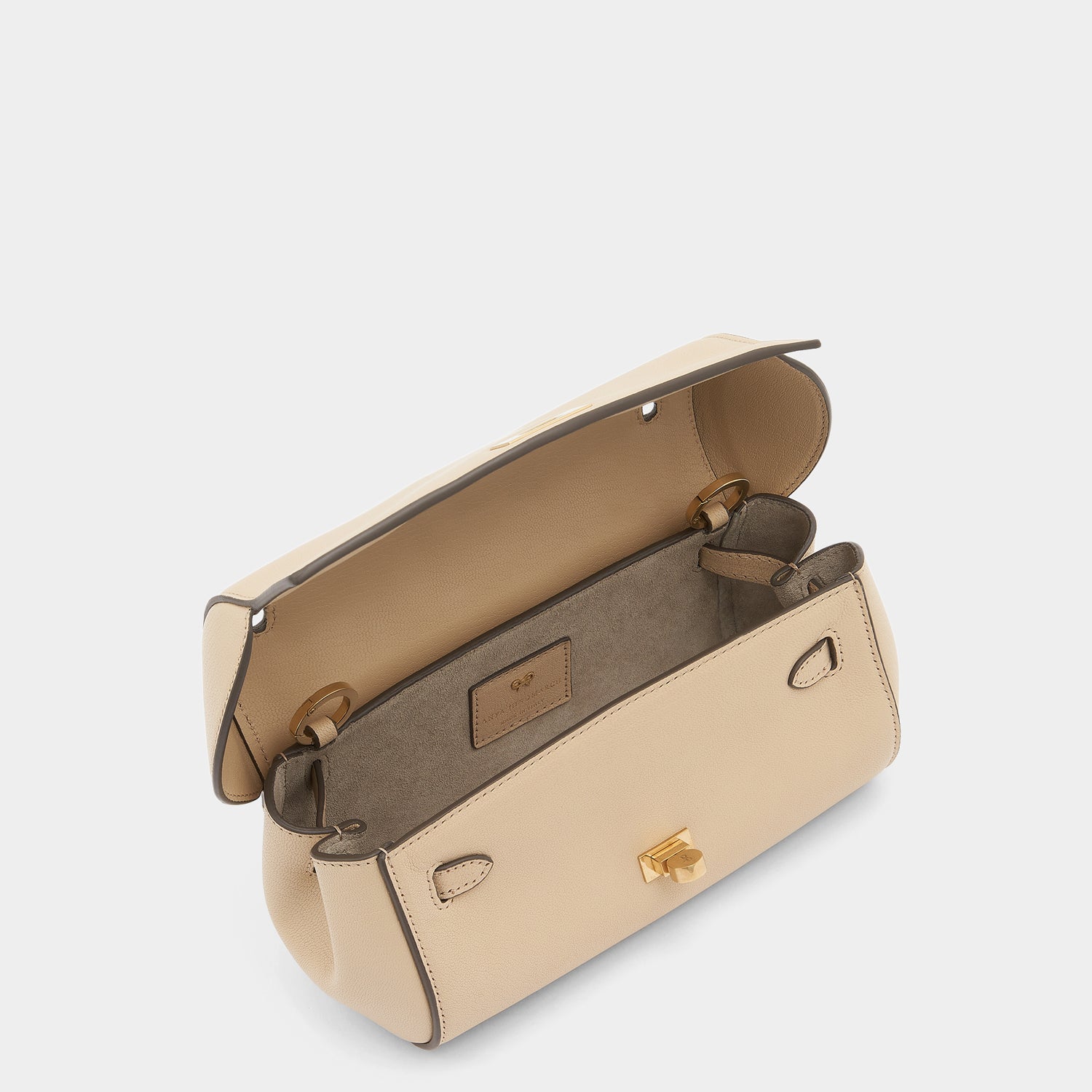 Tube Shoulder Bag -

                  
                    Capra Leather in Buff -
                  

                  Anya Hindmarch UK
