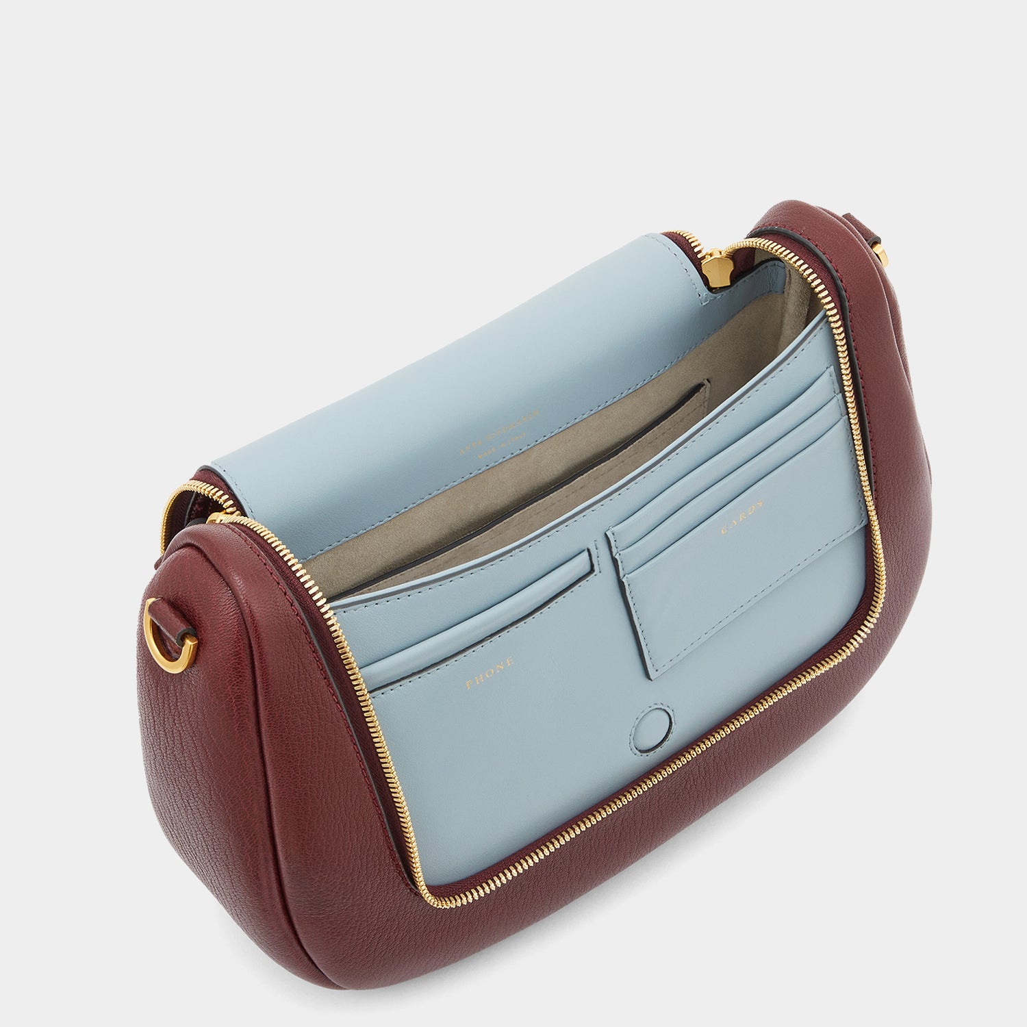 Vere Soft Satchel -

                  
                    Grain Leather in Rosewood -
                  

                  Anya Hindmarch UK
