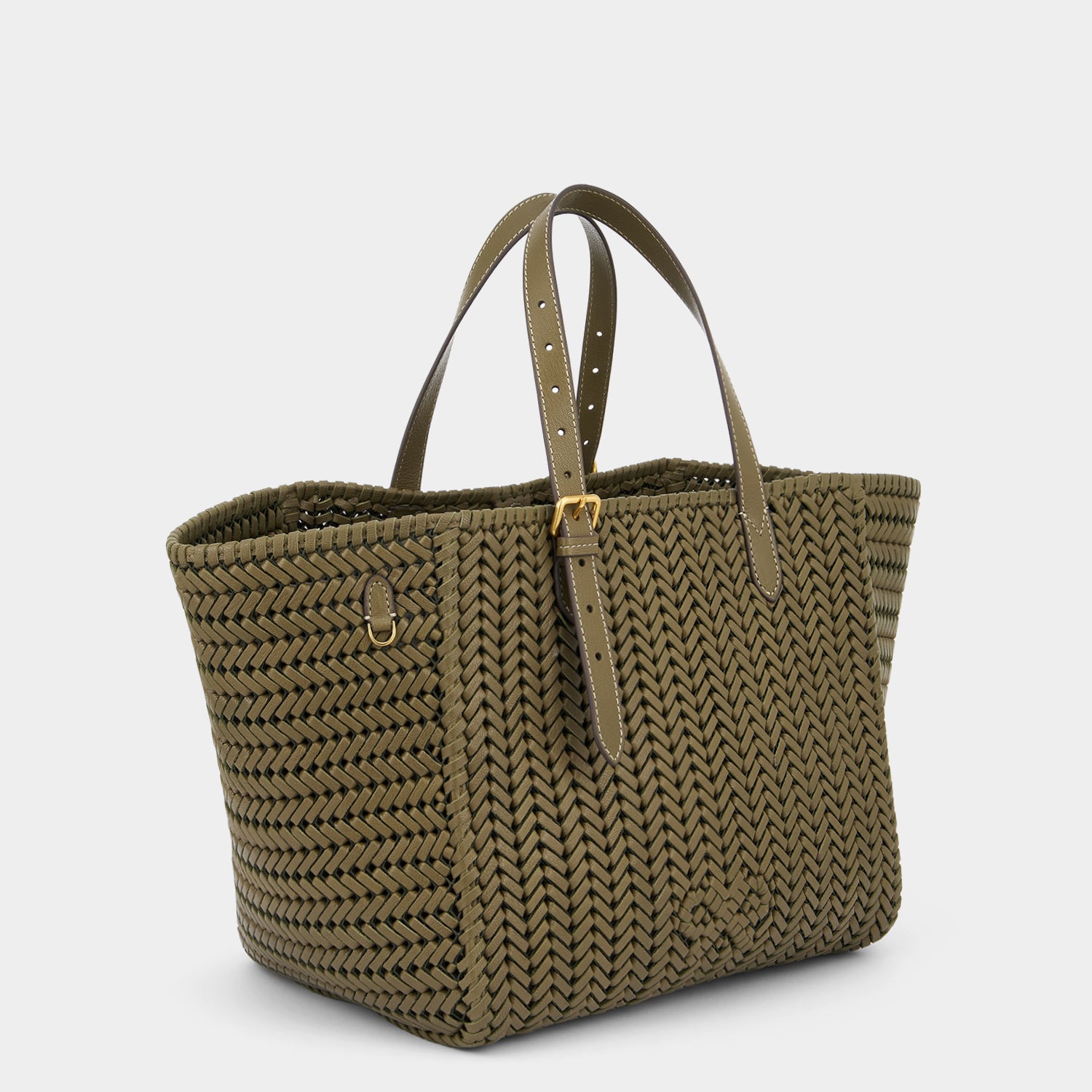 Neeson Square Tote -

                  
                    Capra Leather in Fern -
                  

                  Anya Hindmarch UK
