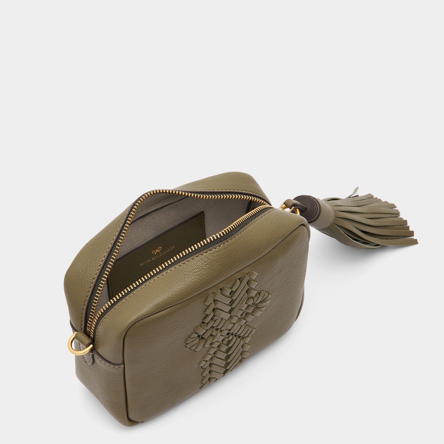 Neeson Tassel Cross-body -

                  
                    Capra Leather in Fern -
                  

                  Anya Hindmarch UK
