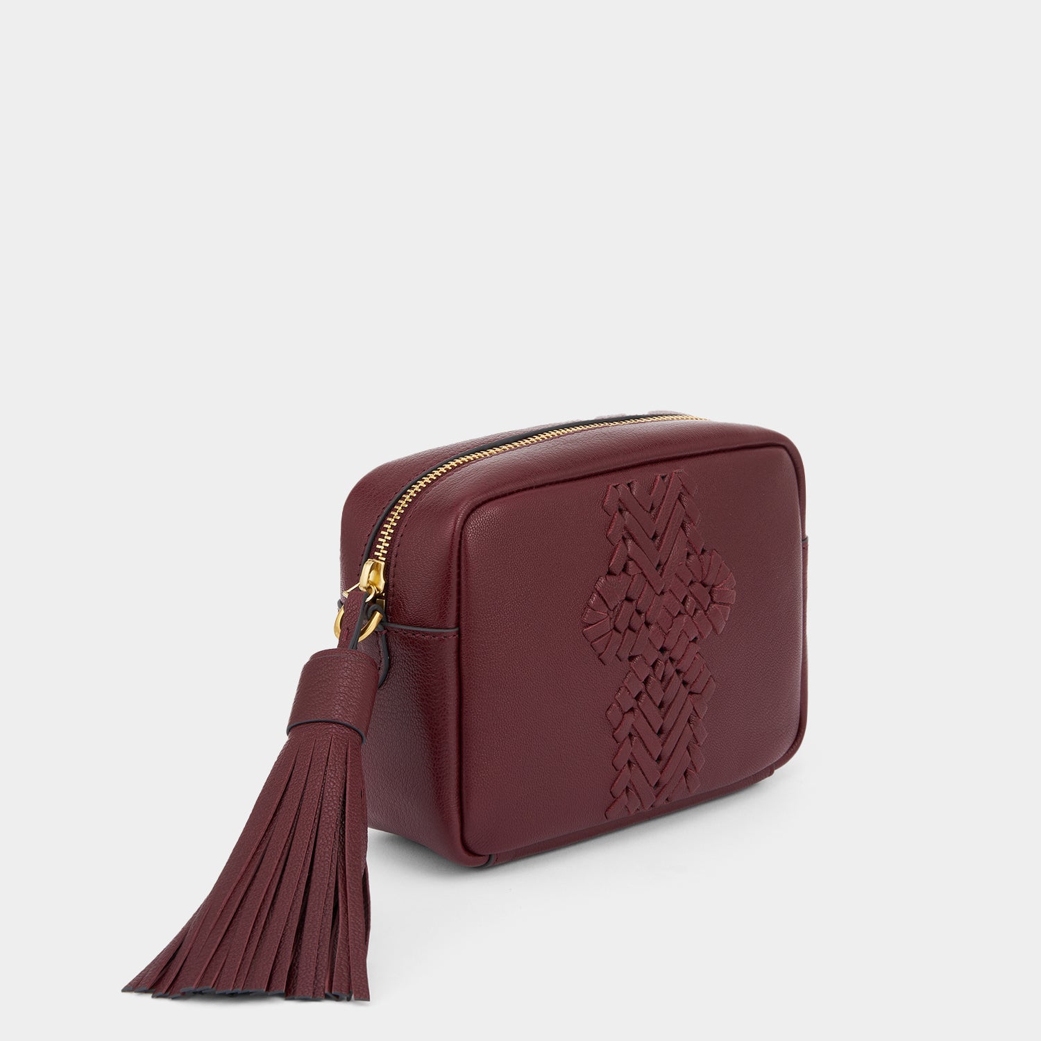 Neeson Tassel Cross-body -

                  
                    Capra Leather in Rosewood -
                  

                  Anya Hindmarch UK
