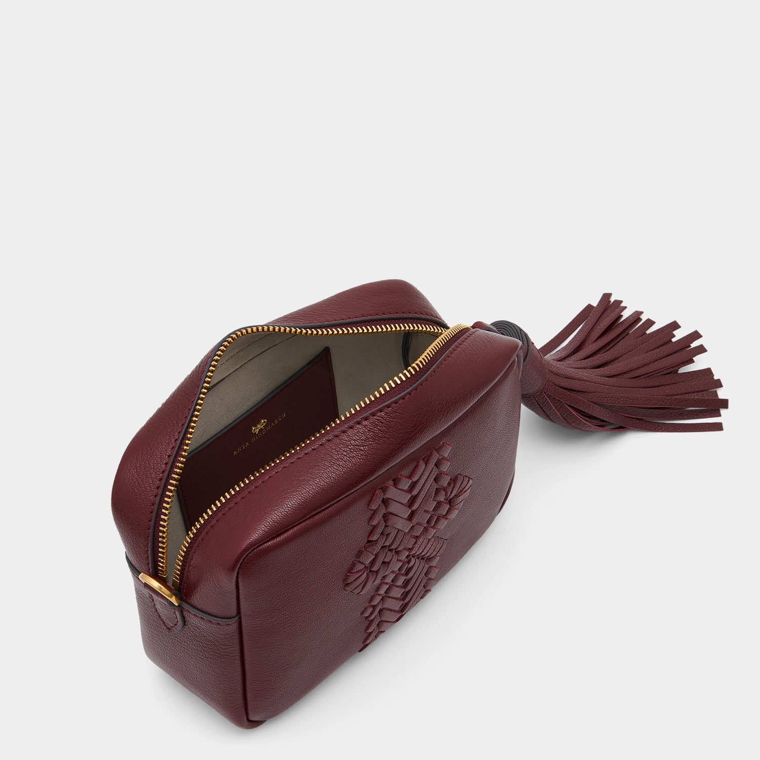 Neeson Tassel Cross-body -

                  
                    Capra Leather in Rosewood -
                  

                  Anya Hindmarch UK
