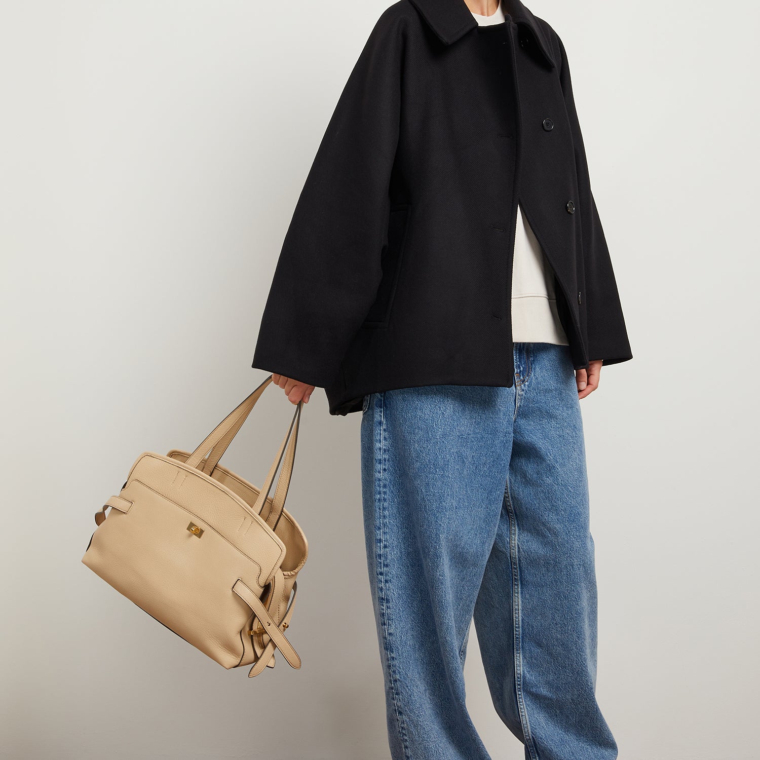 Wilson -

                  
                    Grain Leather in Buff -
                  

                  Anya Hindmarch UK
