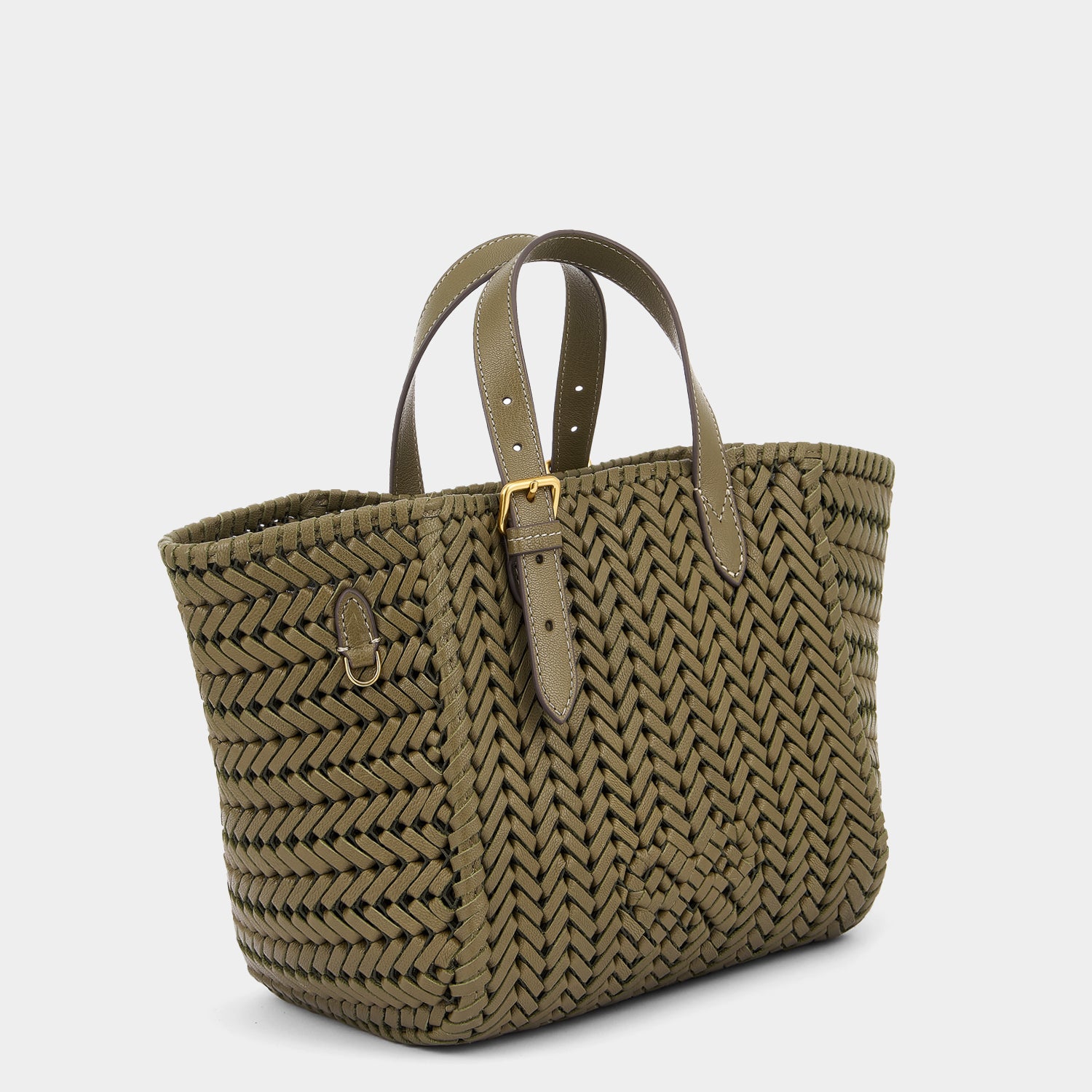 Neeson Small Square Tote -

                  
                    Capra Leather in Fern -
                  

                  Anya Hindmarch UK
