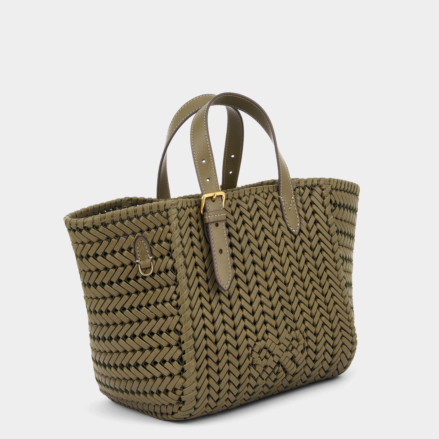 Neeson Small Square Tote -

                  
                    Capra Leather in Fern -
                  

                  Anya Hindmarch UK
