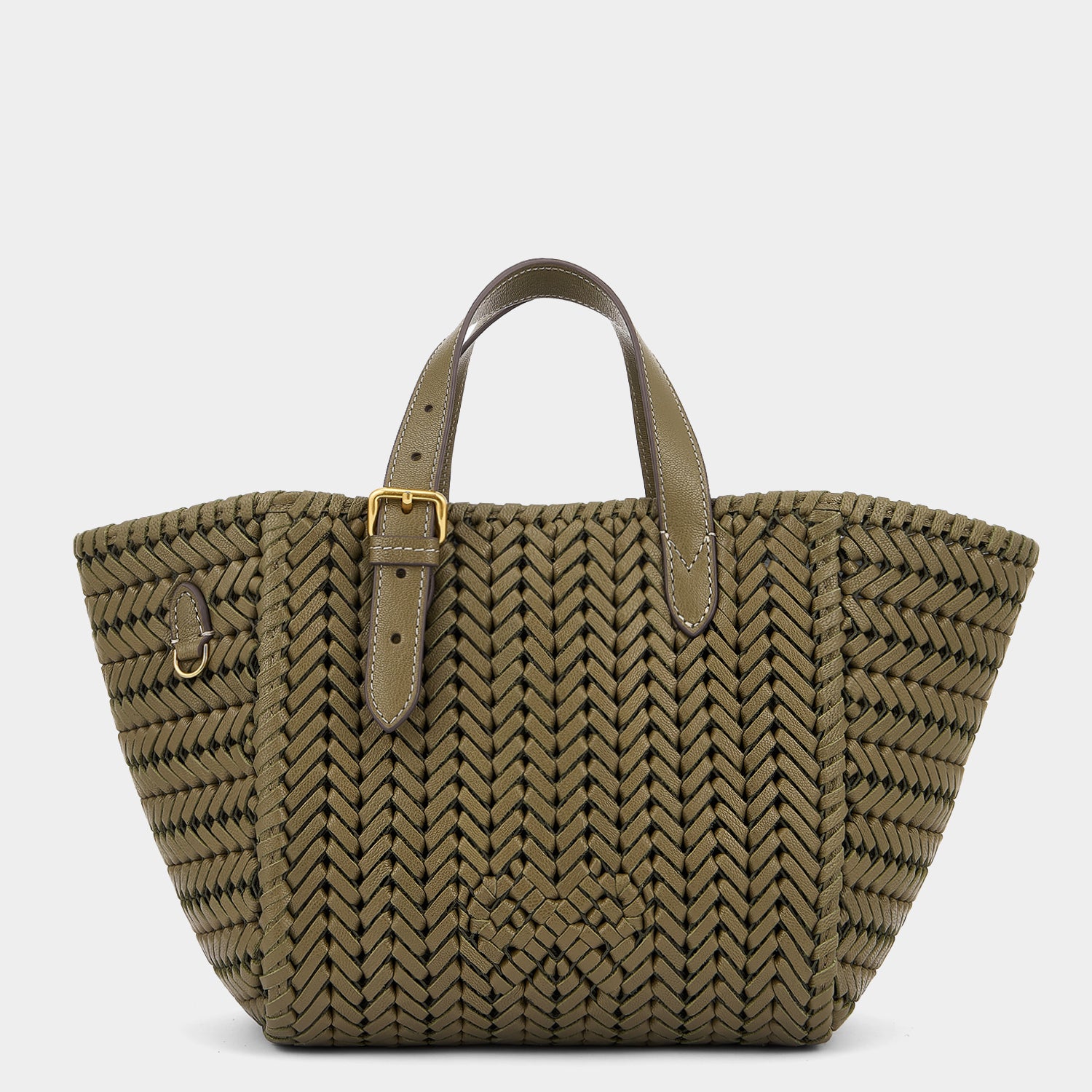 Neeson Small Square Tote -

                  
                    Capra Leather in Fern -
                  

                  Anya Hindmarch UK
