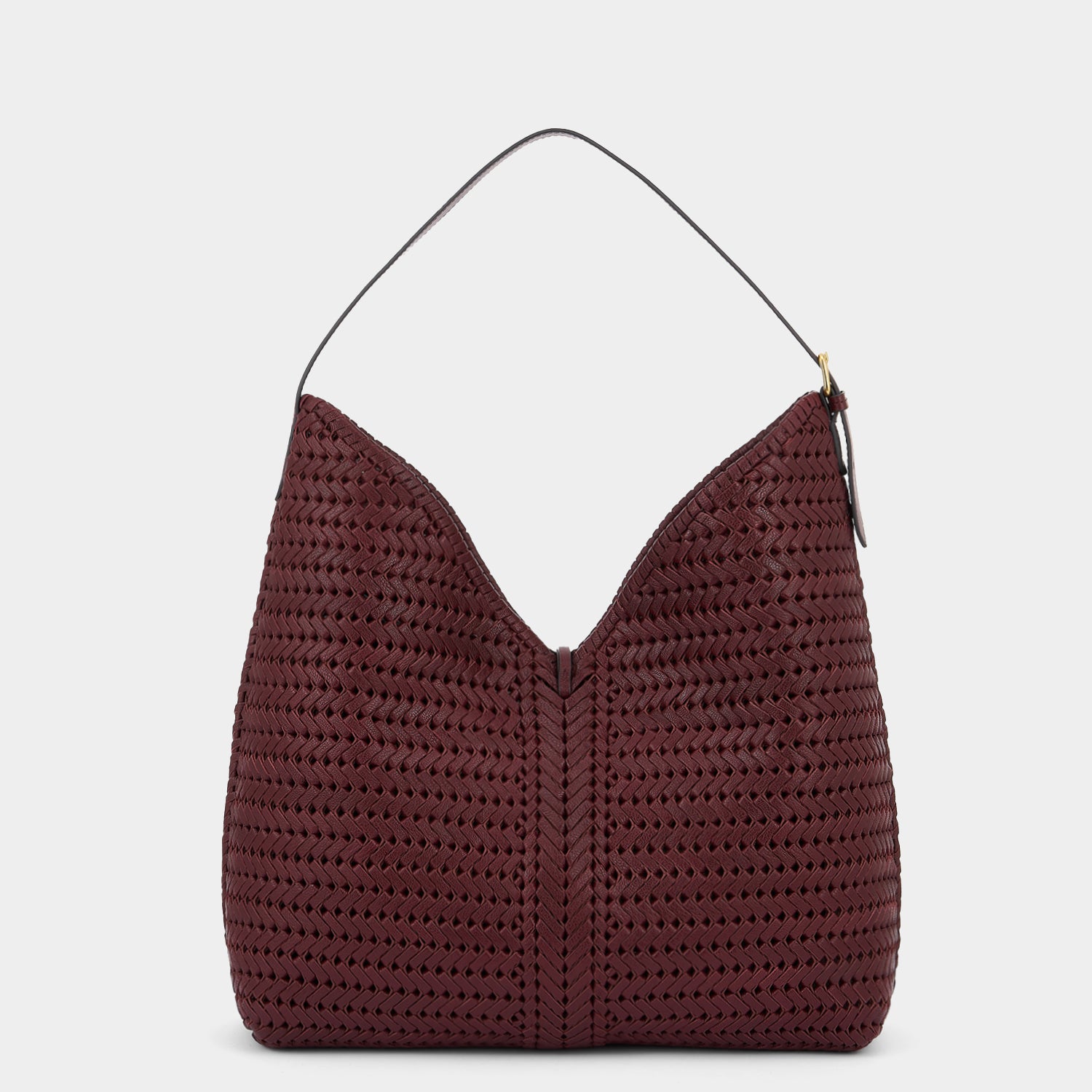 Neeson Tassel Hobo -

                  
                    Capra Leather in Rosewood -
                  

                  Anya Hindmarch UK
