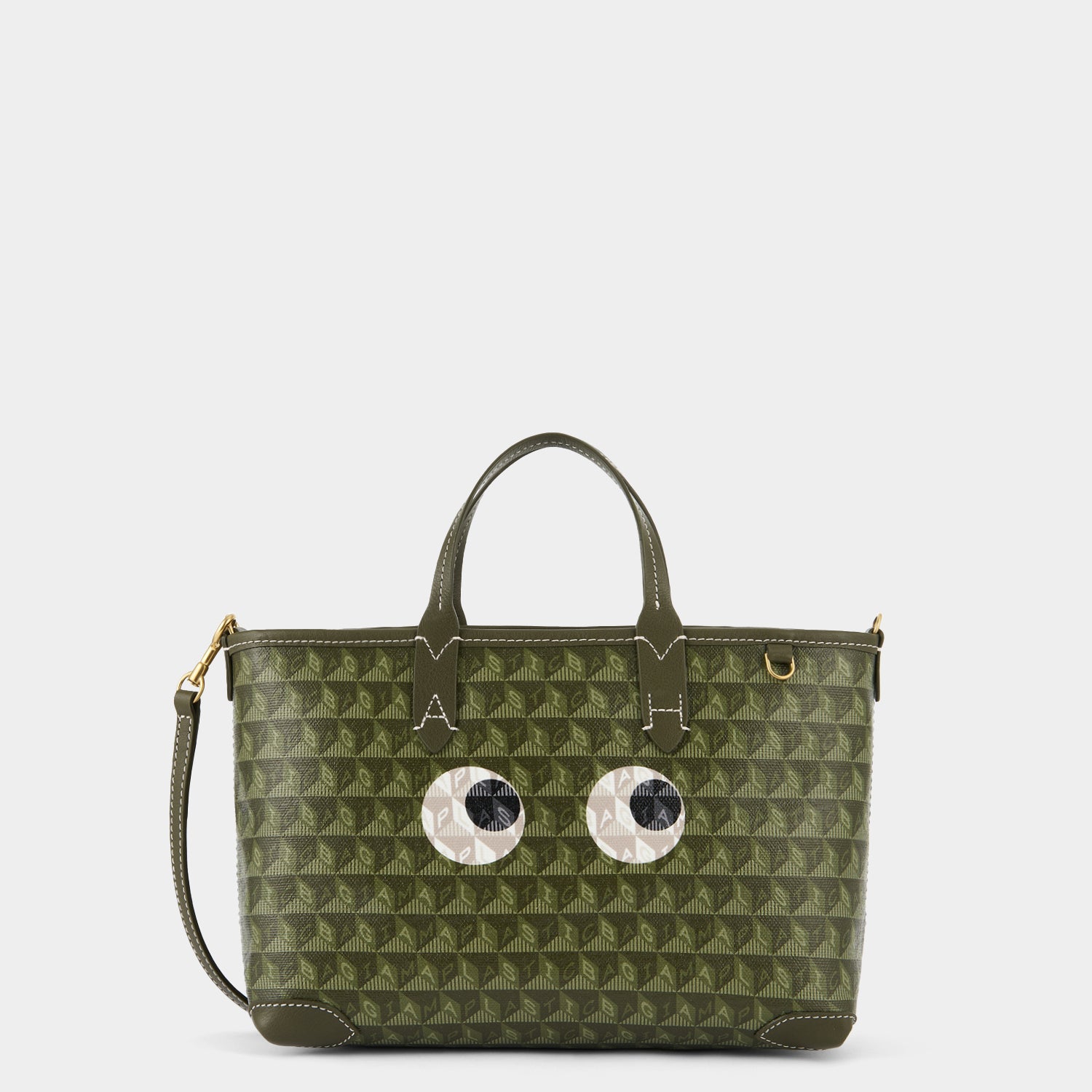 I Am A Plastic Bag XS Eyes Tote -

                  
                    Recycled Canvas in Fern -
                  

                  Anya Hindmarch UK
