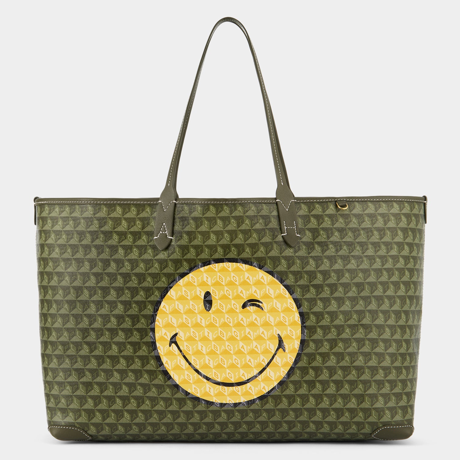 I Am A Plastic Bag Wink Tote -

                  
                    Recycled Canvas in Fern -
                  

                  Anya Hindmarch UK
