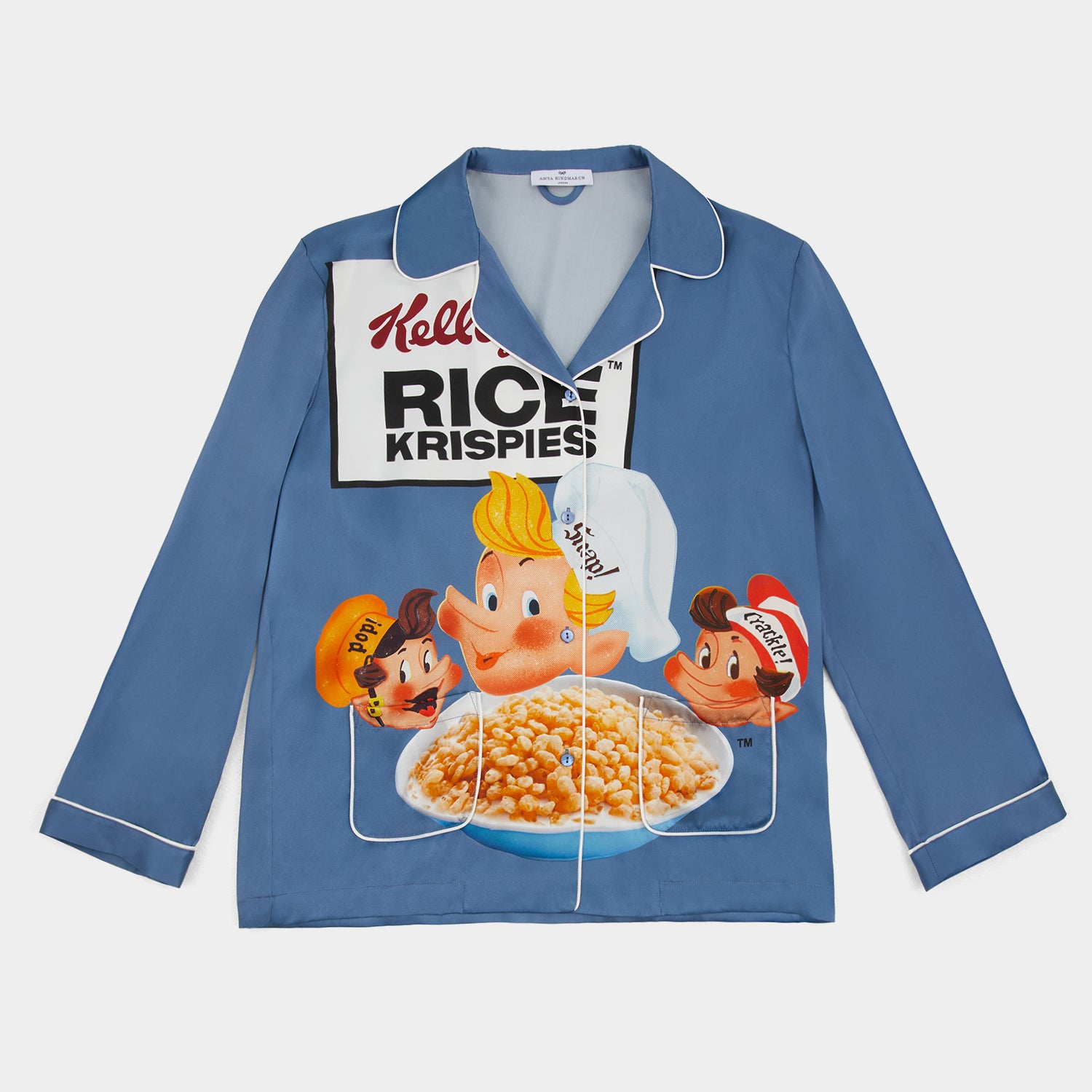 Anya Brands Rice Krispies Pyjamas -

                  
                    Silk in Sky Blue -
                  

                  Anya Hindmarch UK
