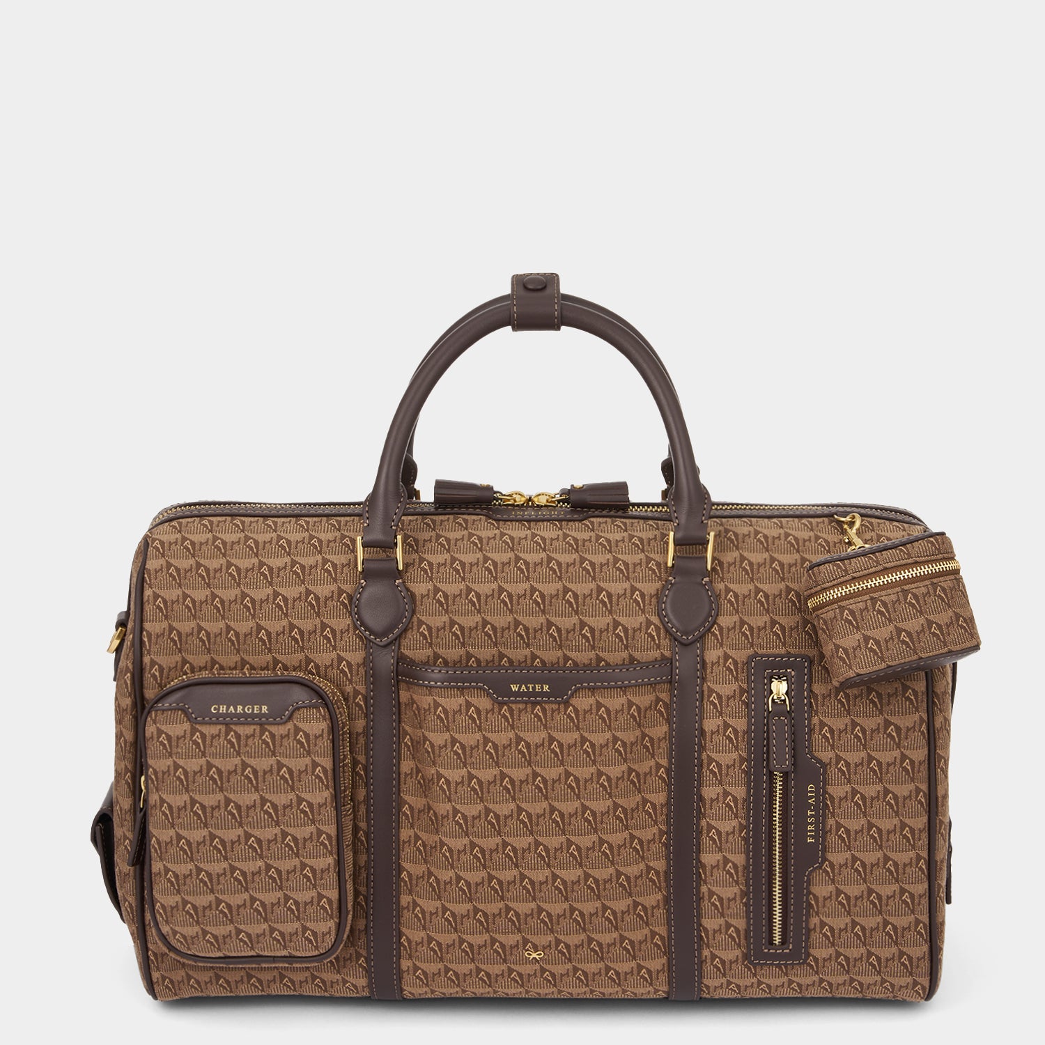 Jacquard In-Flight Barrel Travel Bag -

                  
                    Jacquard in Dark Earth -
                  

                  Anya Hindmarch UK
