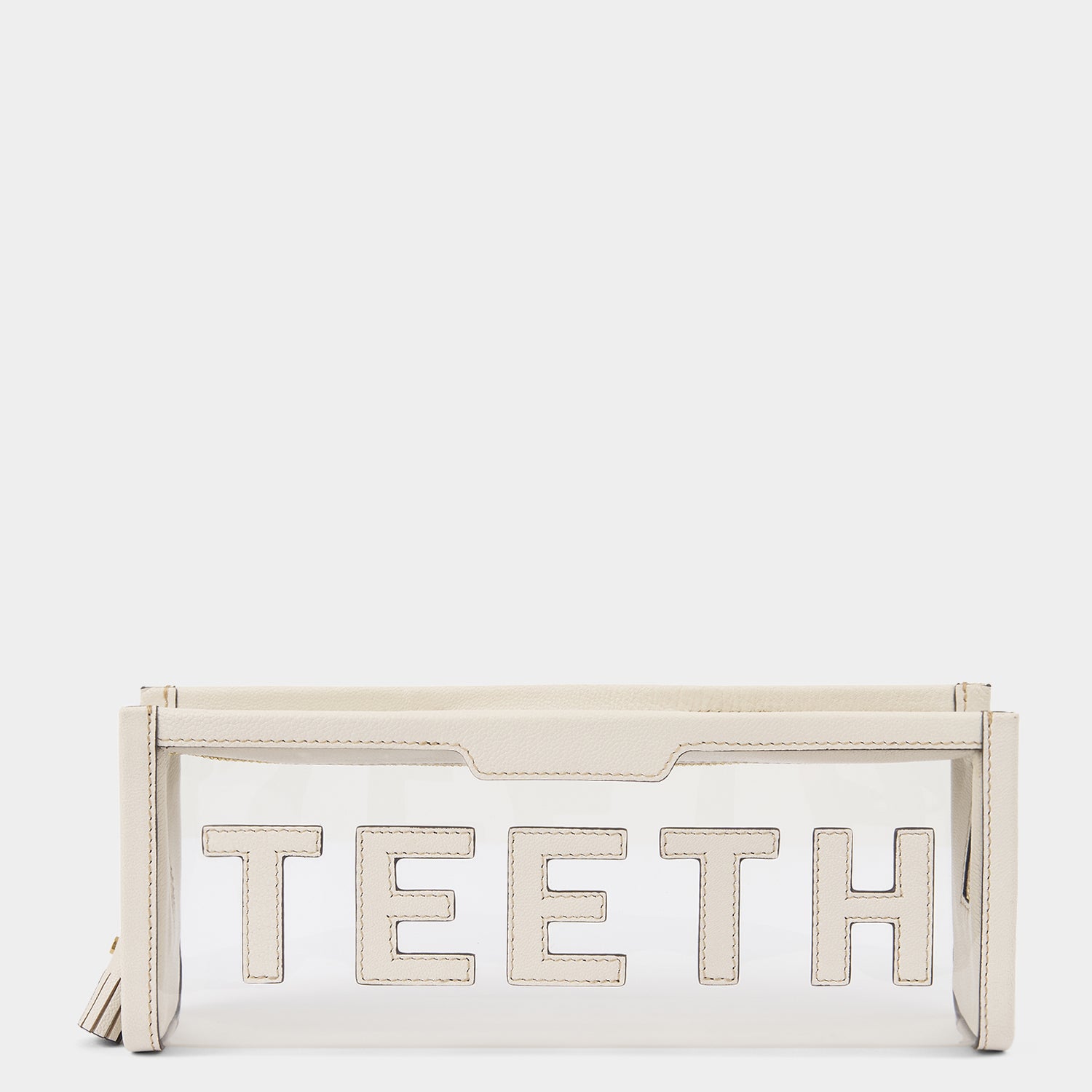Teeth Pouch -

                  
                    Capra in Clear/Chalk -
                  

                  Anya Hindmarch UK
