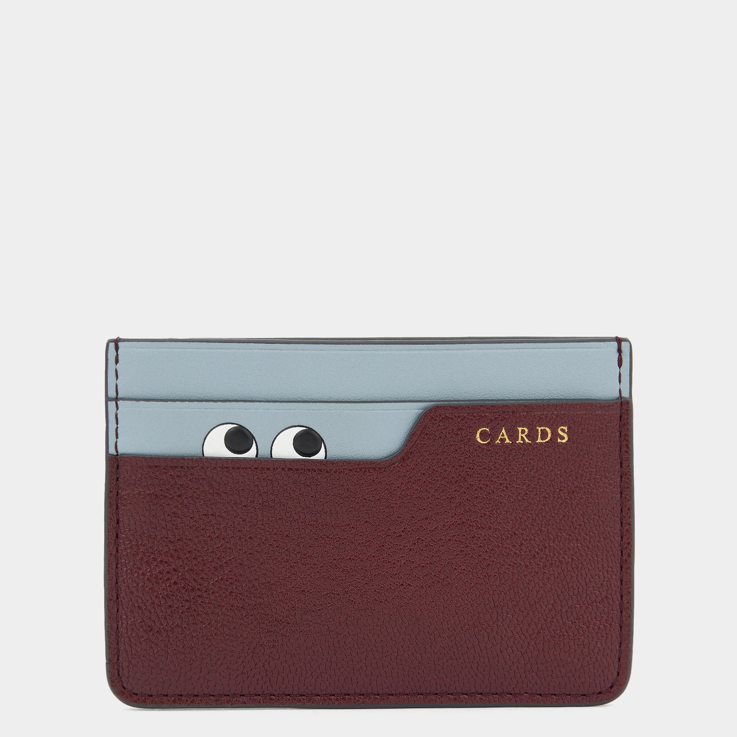 Peeping Eyes Card Case -

                  
                    Capra Leather in Rosewood -
                  

                  Anya Hindmarch UK
