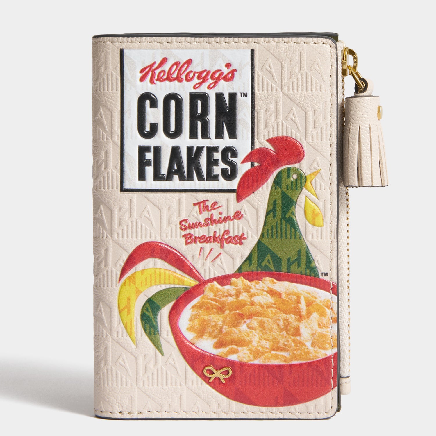 Anya Brands Corn Flakes Folding Wallet -

          
            Capra Leather in Olive -
          

          Anya Hindmarch UK
