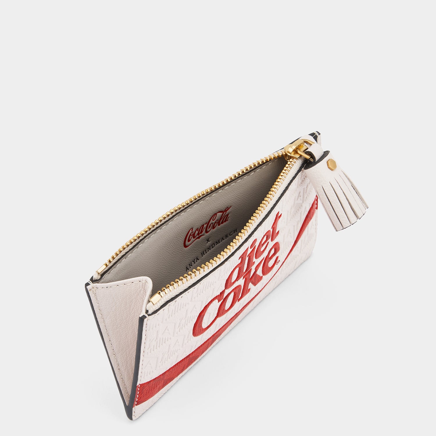 Anya Brands Diet Coke Zip Card Case -

                  
                    Capra Leather in Optic White -
                  

                  Anya Hindmarch UK
