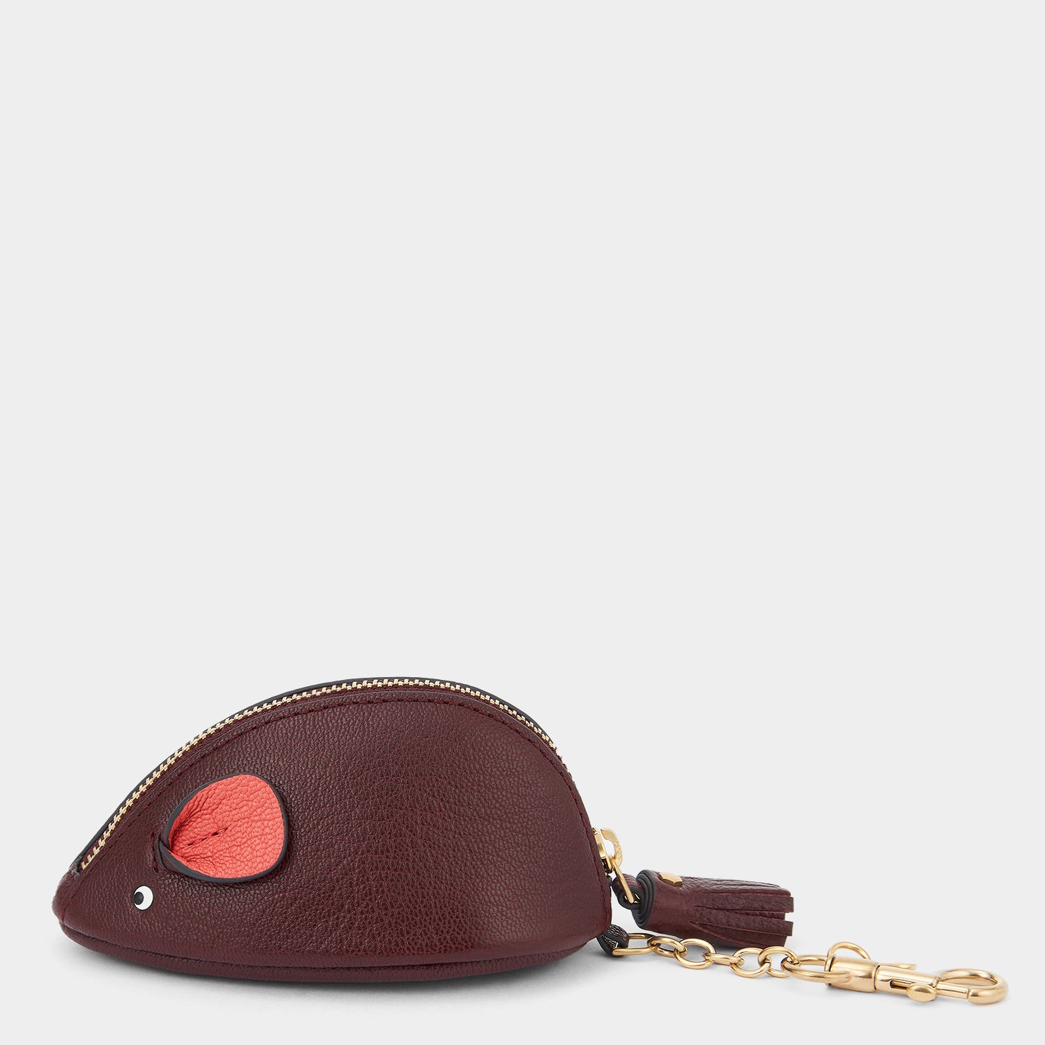 Mouse Coin Purse -

                  
                    Capra Leather in Rosewood -
                  

                  Anya Hindmarch UK
