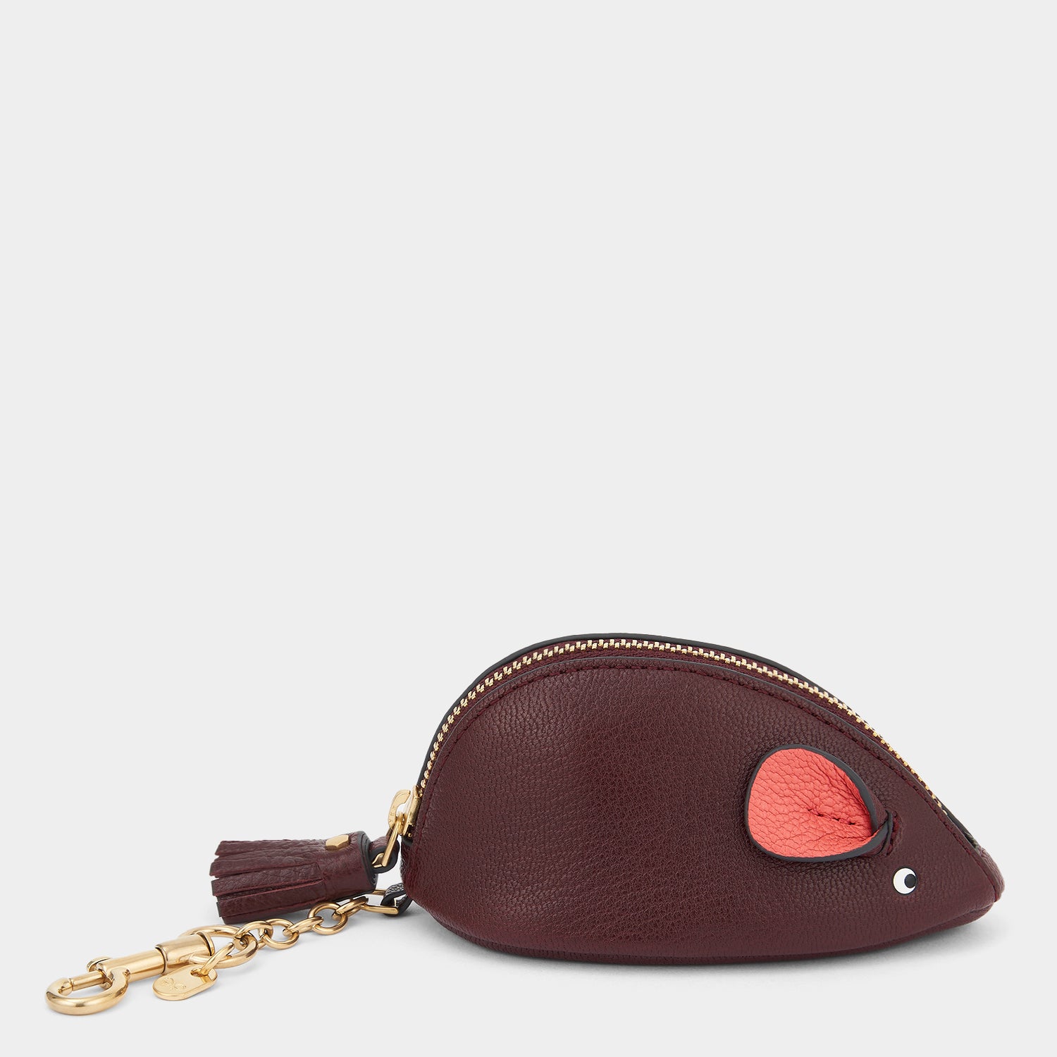 Mouse Coin Purse -

                  
                    Capra Leather in Rosewood -
                  

                  Anya Hindmarch UK
