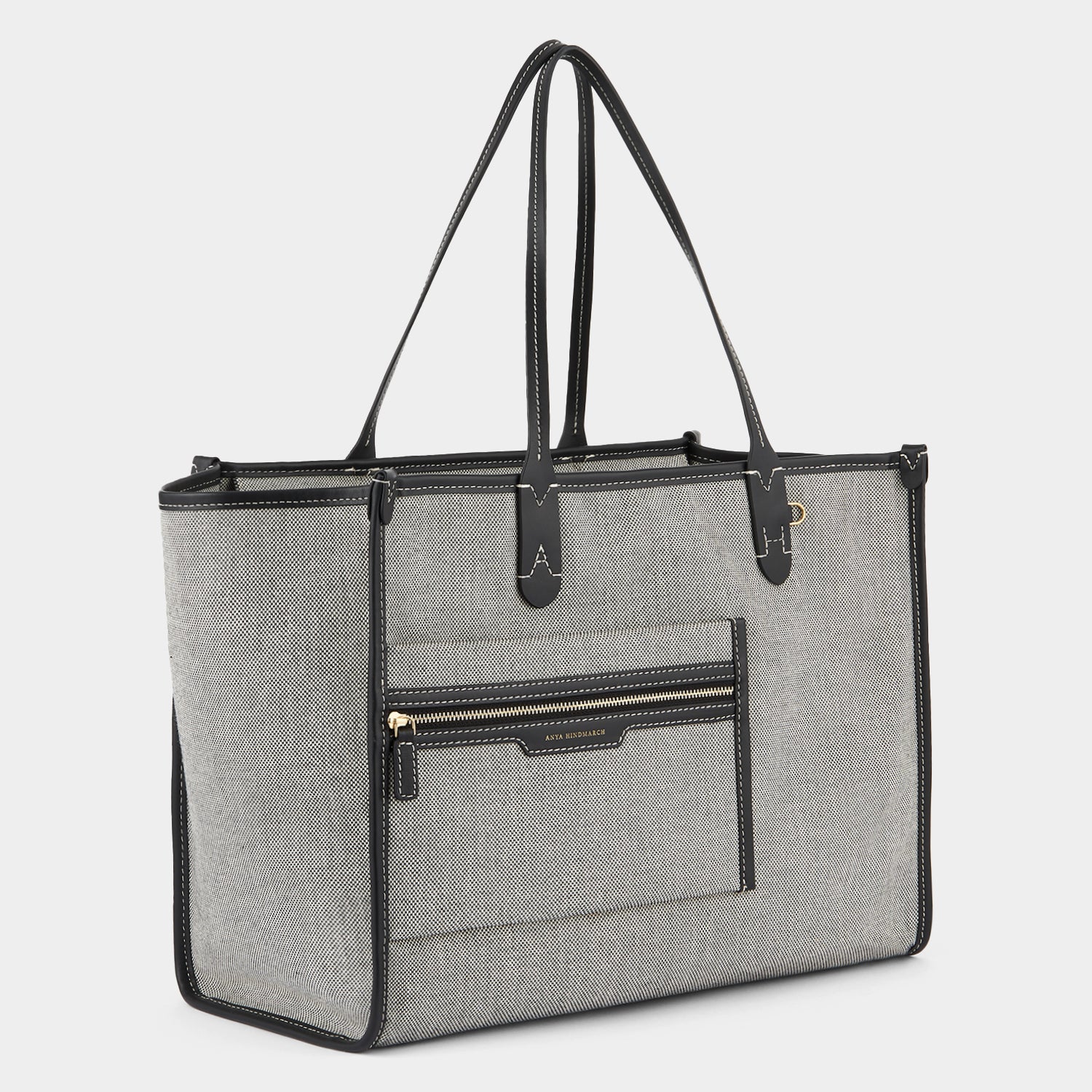 Pocket Tote -

                  
                    Mixed Canvas in Salt And Pepper -
                  

                  Anya Hindmarch UK
