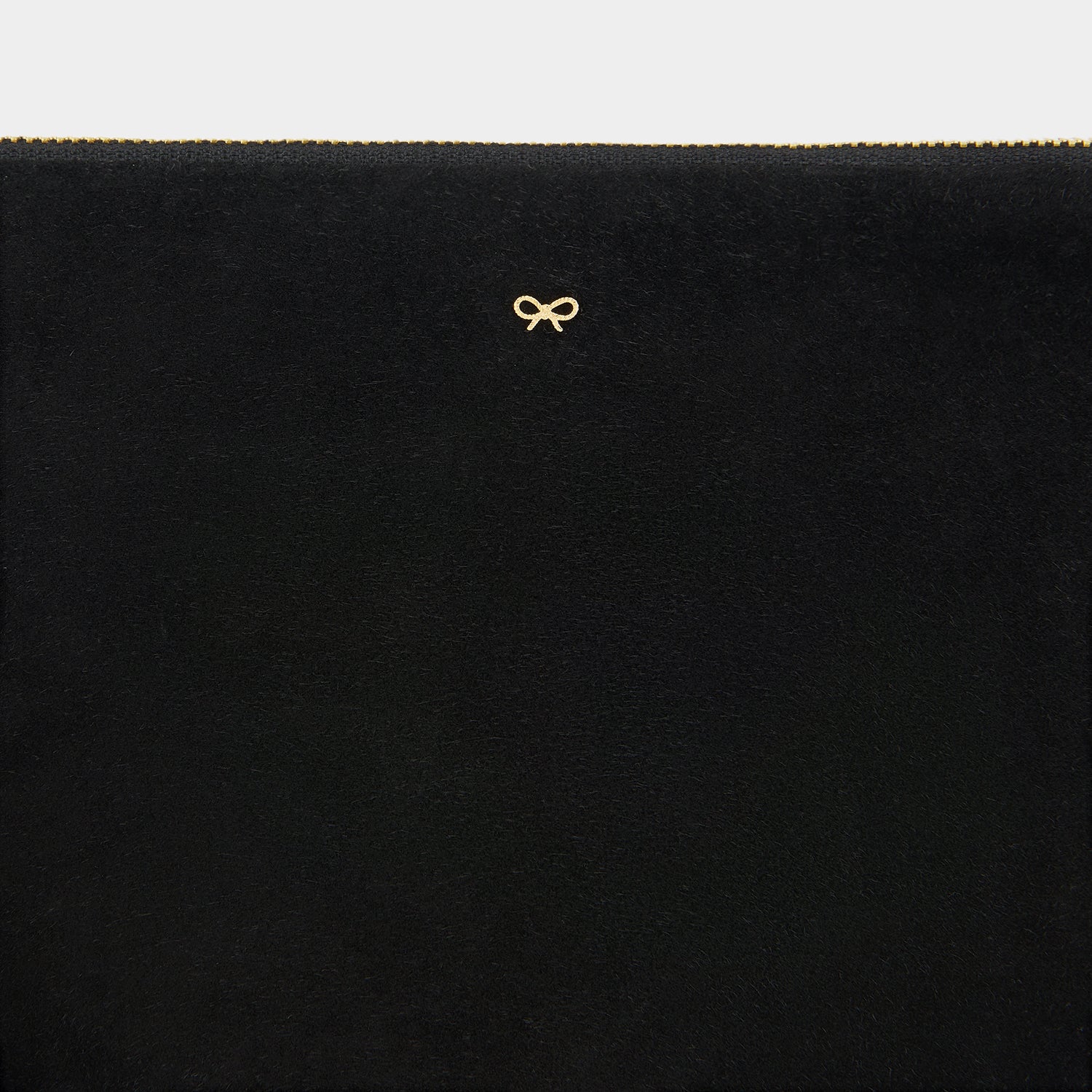 Georgiana Clutch -

                  
                    Kid Suede in Black -
                  

                  Anya Hindmarch UK
