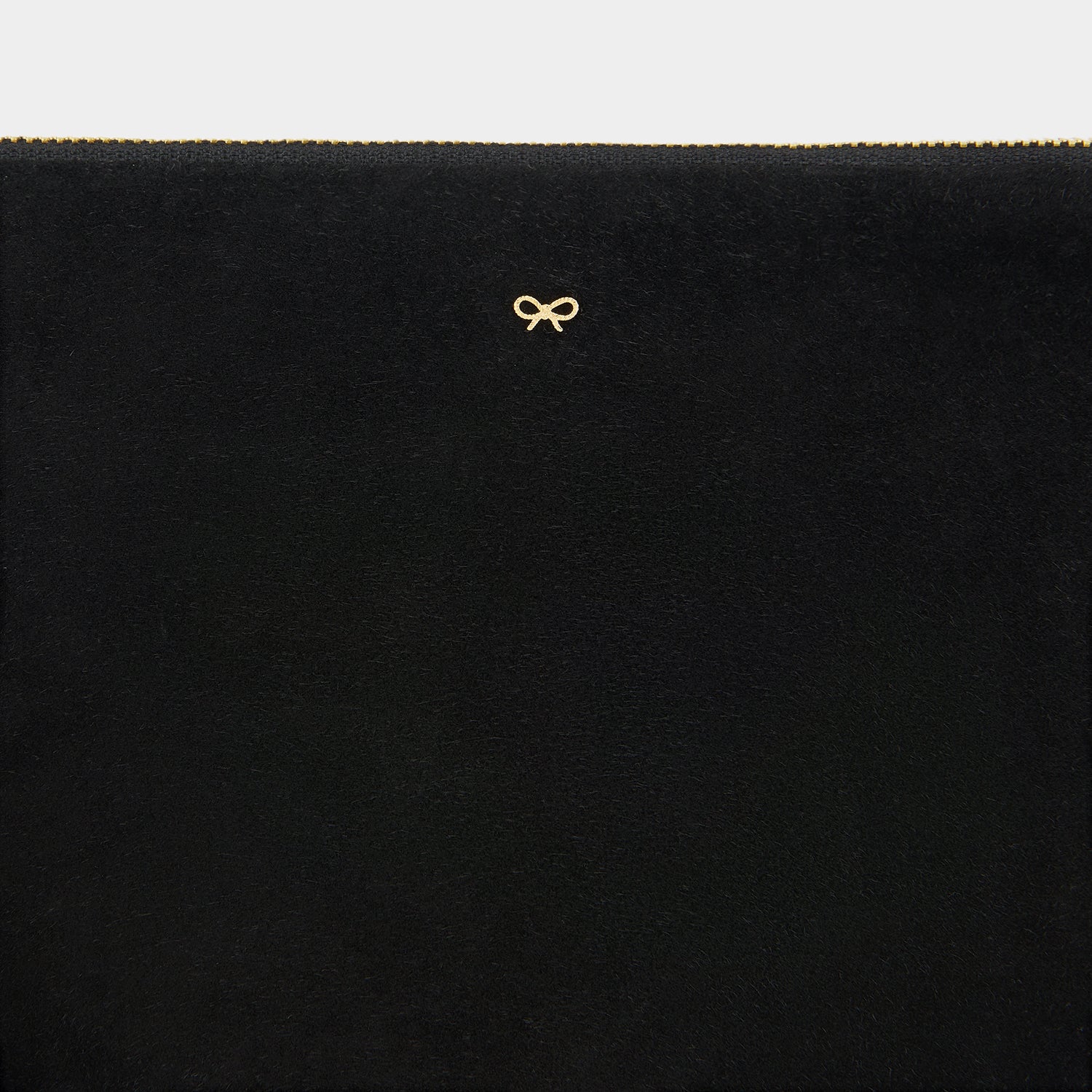 Georgiana Clutch -

                  
                    Kid Suede in Black -
                  

                  Anya Hindmarch UK
