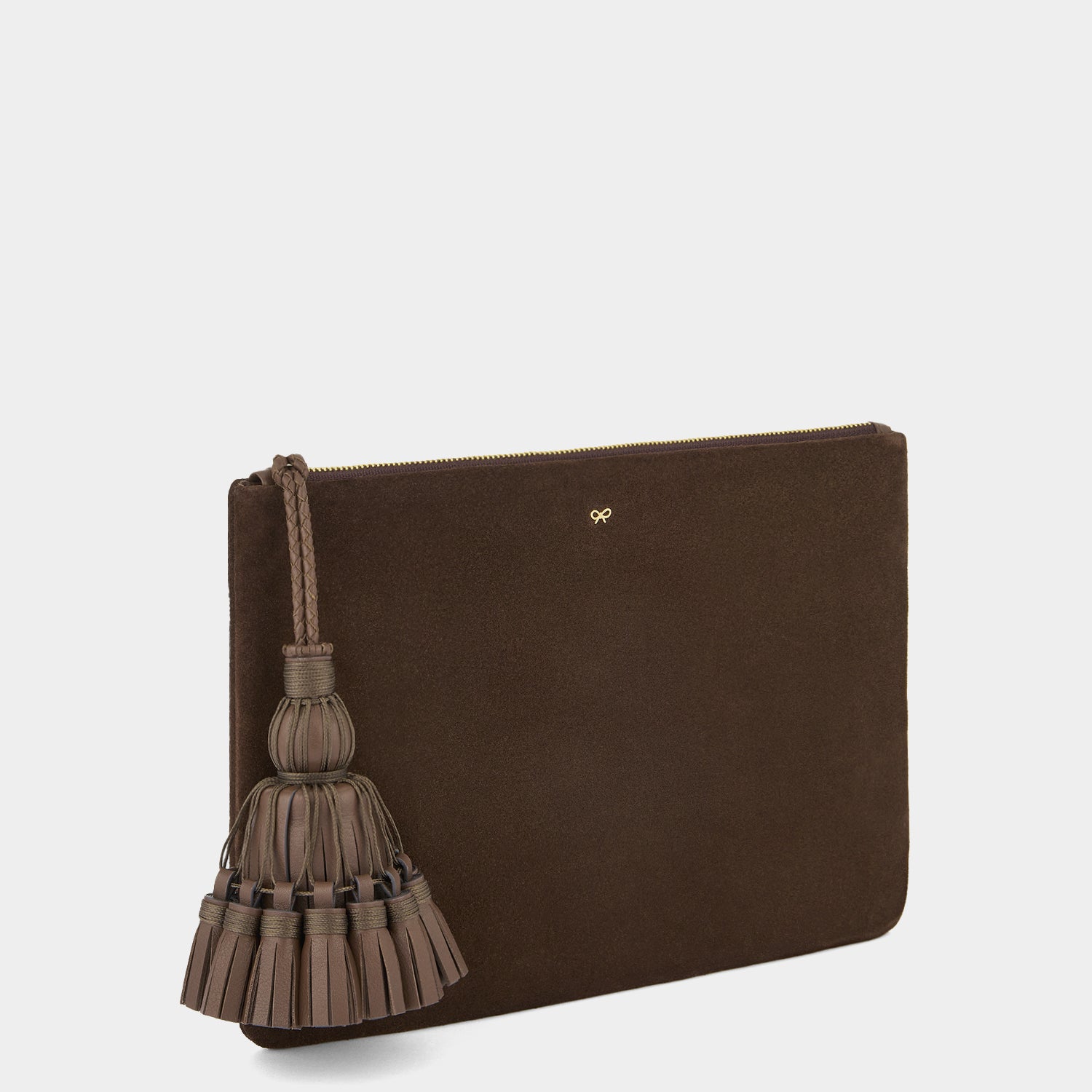 Georgiana Clutch -

                  
                    Suede in Truffle -
                  

                  Anya Hindmarch UK
