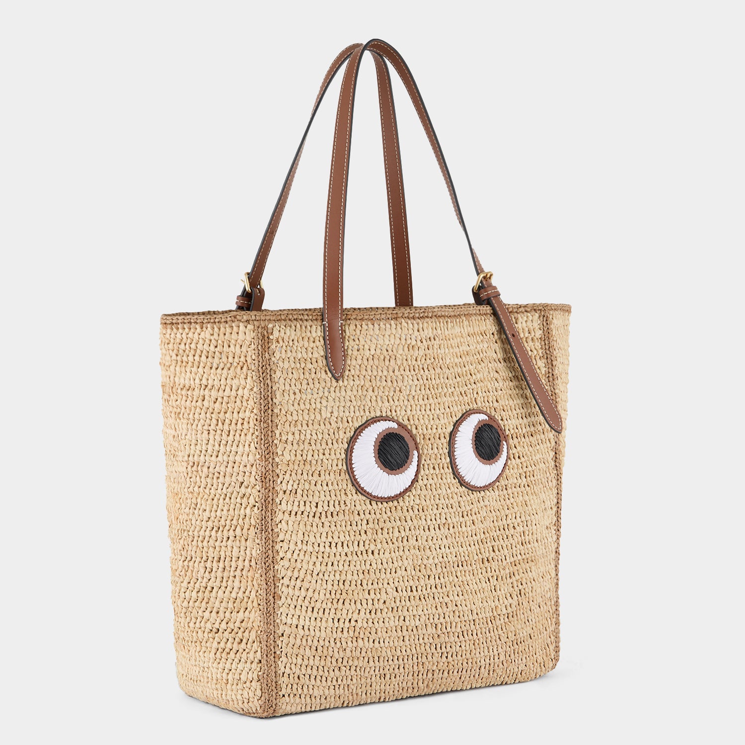 N/S Raffia Eyes Small Tote -

                  
                    Natural Raffia in Natural -
                  

                  Anya Hindmarch UK
