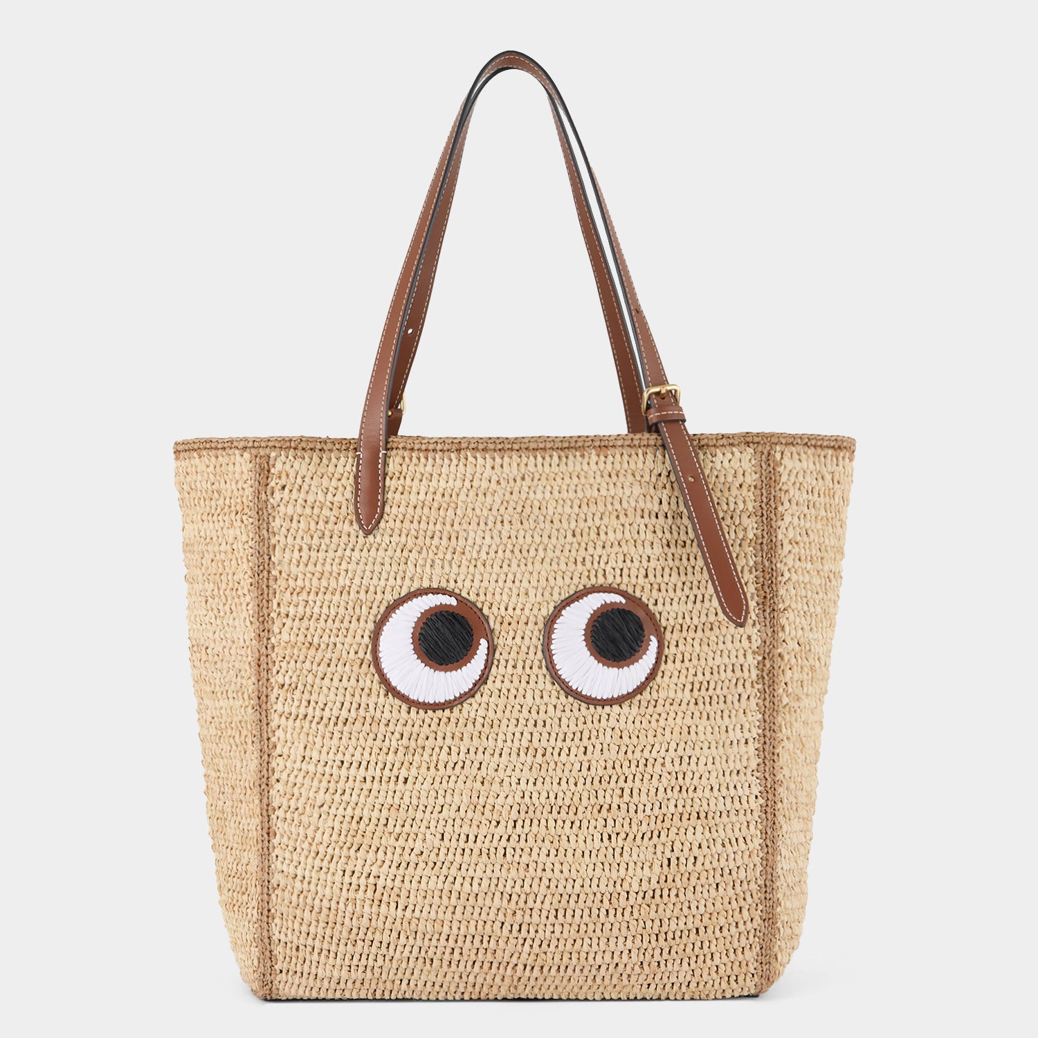 N/S Raffia Eyes Small Tote -

                  
                    Natural Raffia in Natural -
                  

                  Anya Hindmarch UK
