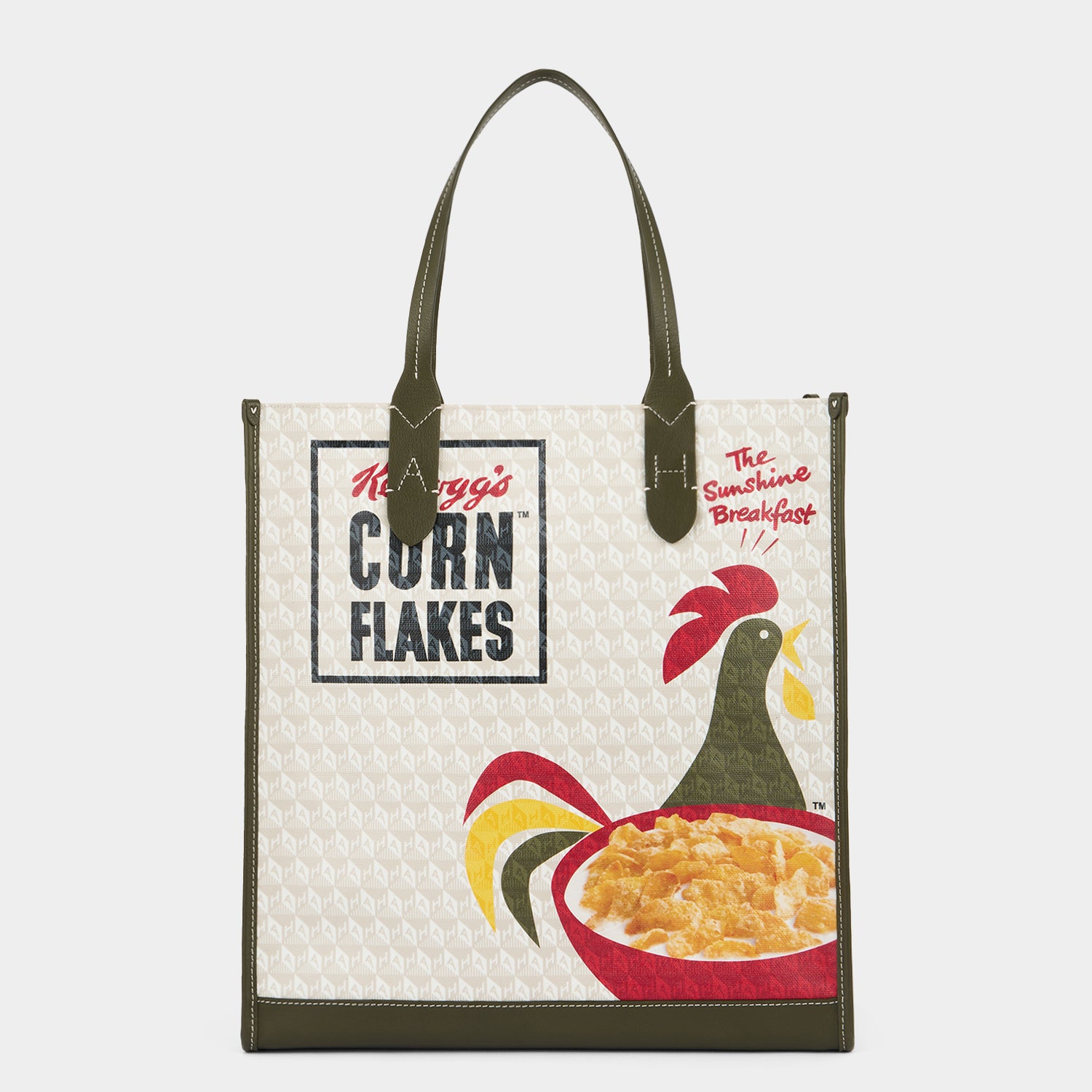 Anya Brands Corn Flakes Tote -

                  
                    Recycled Canvas in Chalk -
                  

                  Anya Hindmarch UK
