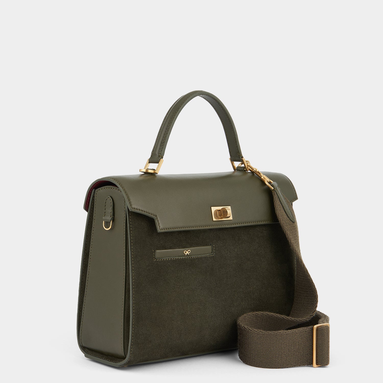 Mortimer Top Handle -

                  
                    Leather in Khaki -
                  

                  Anya Hindmarch UK
